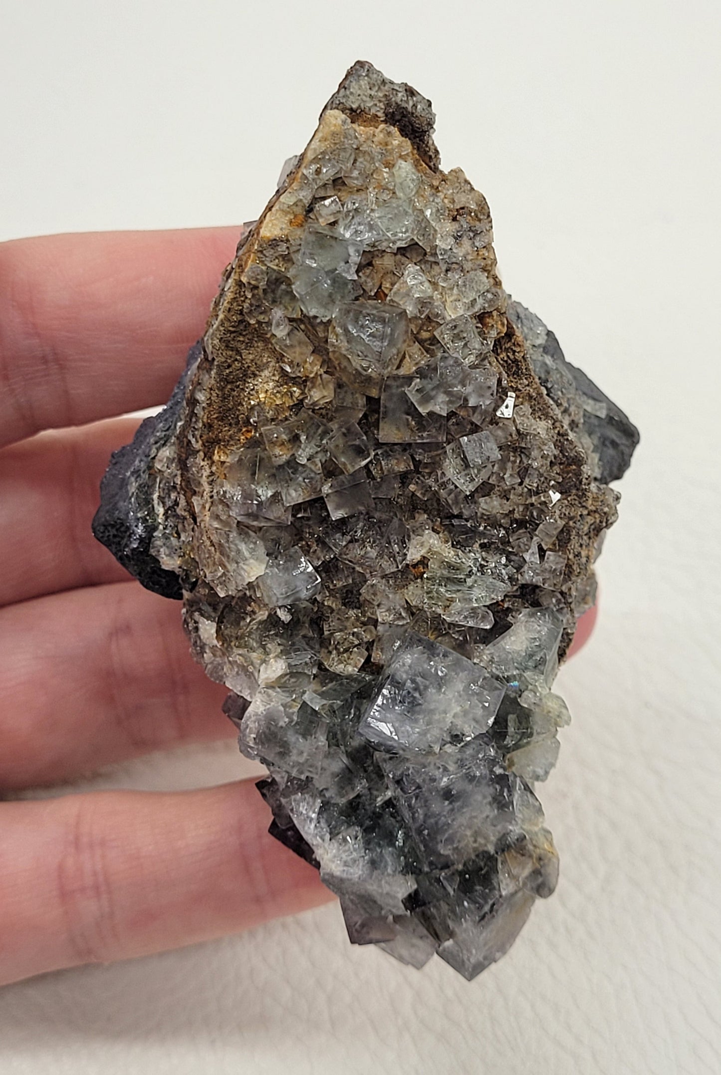 Purple Rain Fluorite w/ Galena