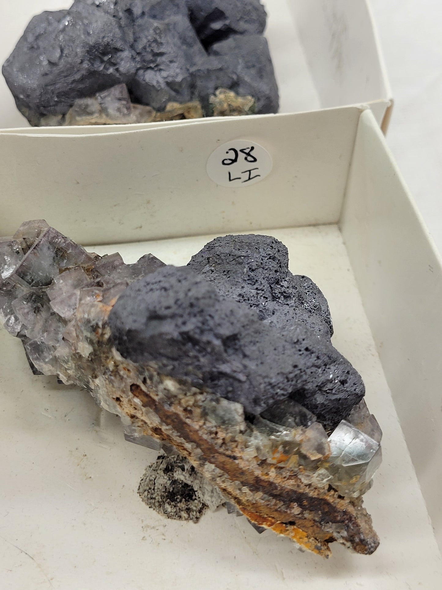 Purple Rain Fluorite w/ Galena