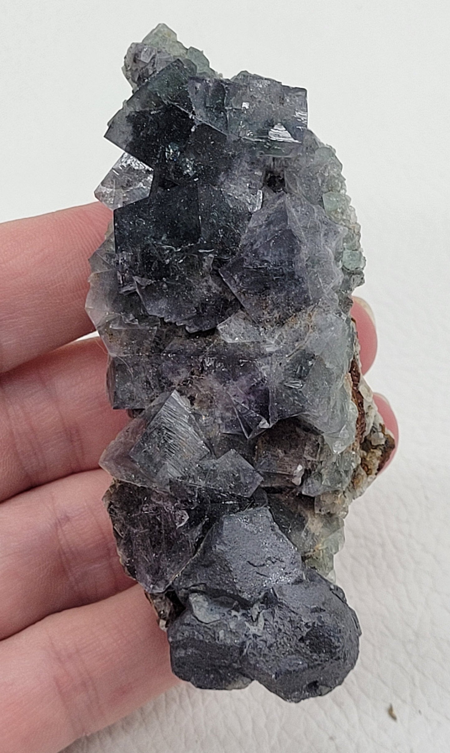 Purple Rain Fluorite w/ Galena