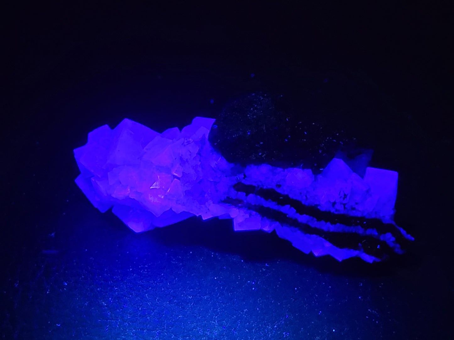 Purple Rain Fluorite w/ Galena