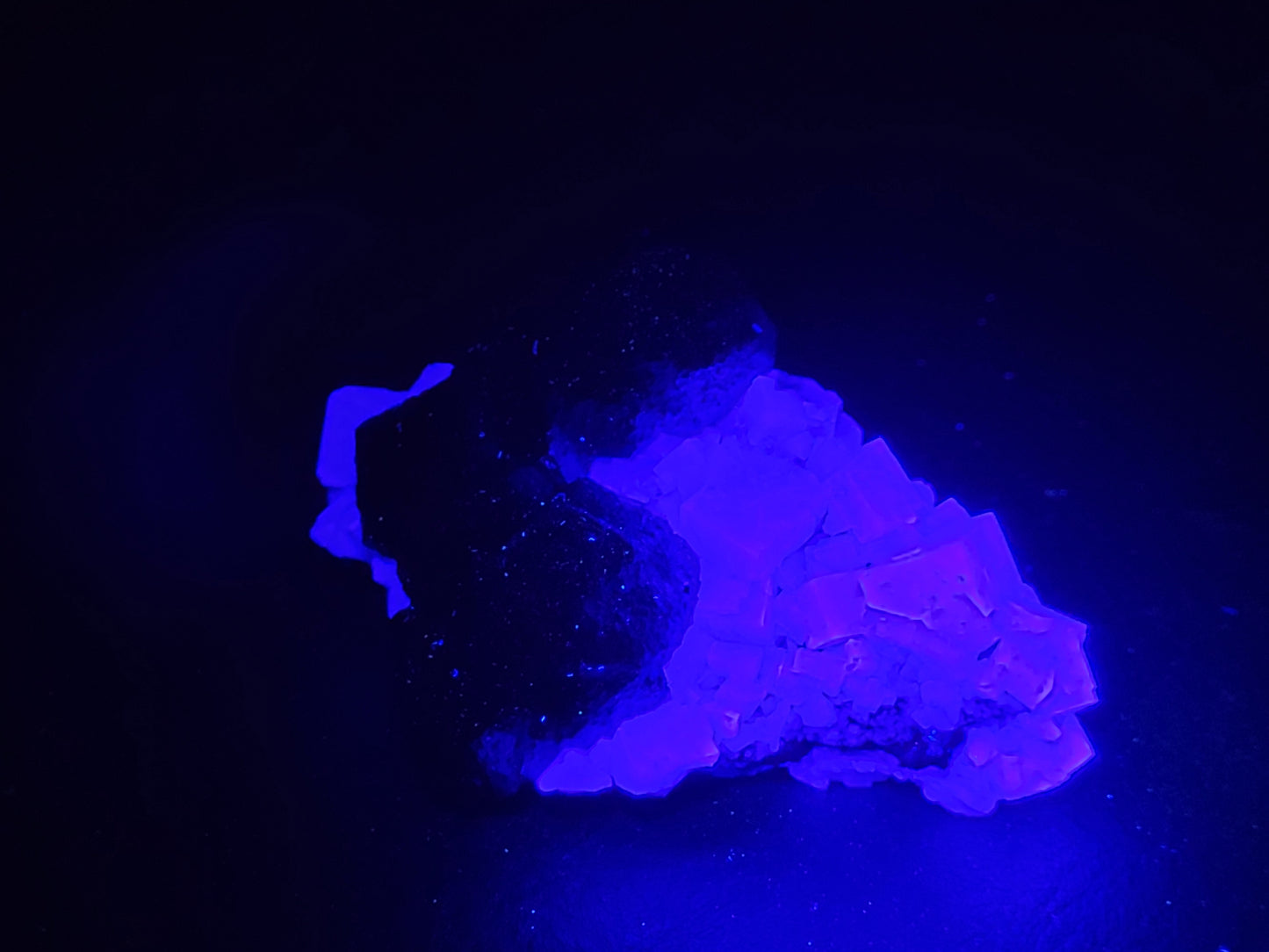 Purple Rain Fluorite w/ Galena