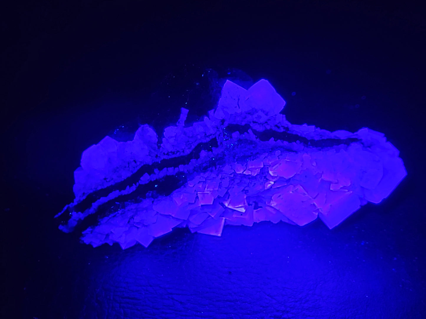 Purple Rain Fluorite w/ Galena