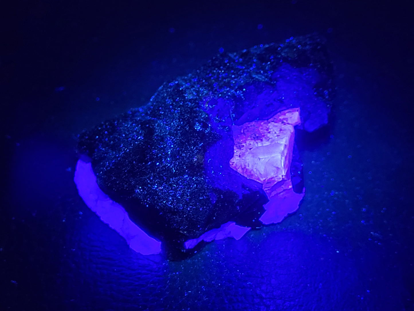 Purple Rain Fluorite w/ Galena