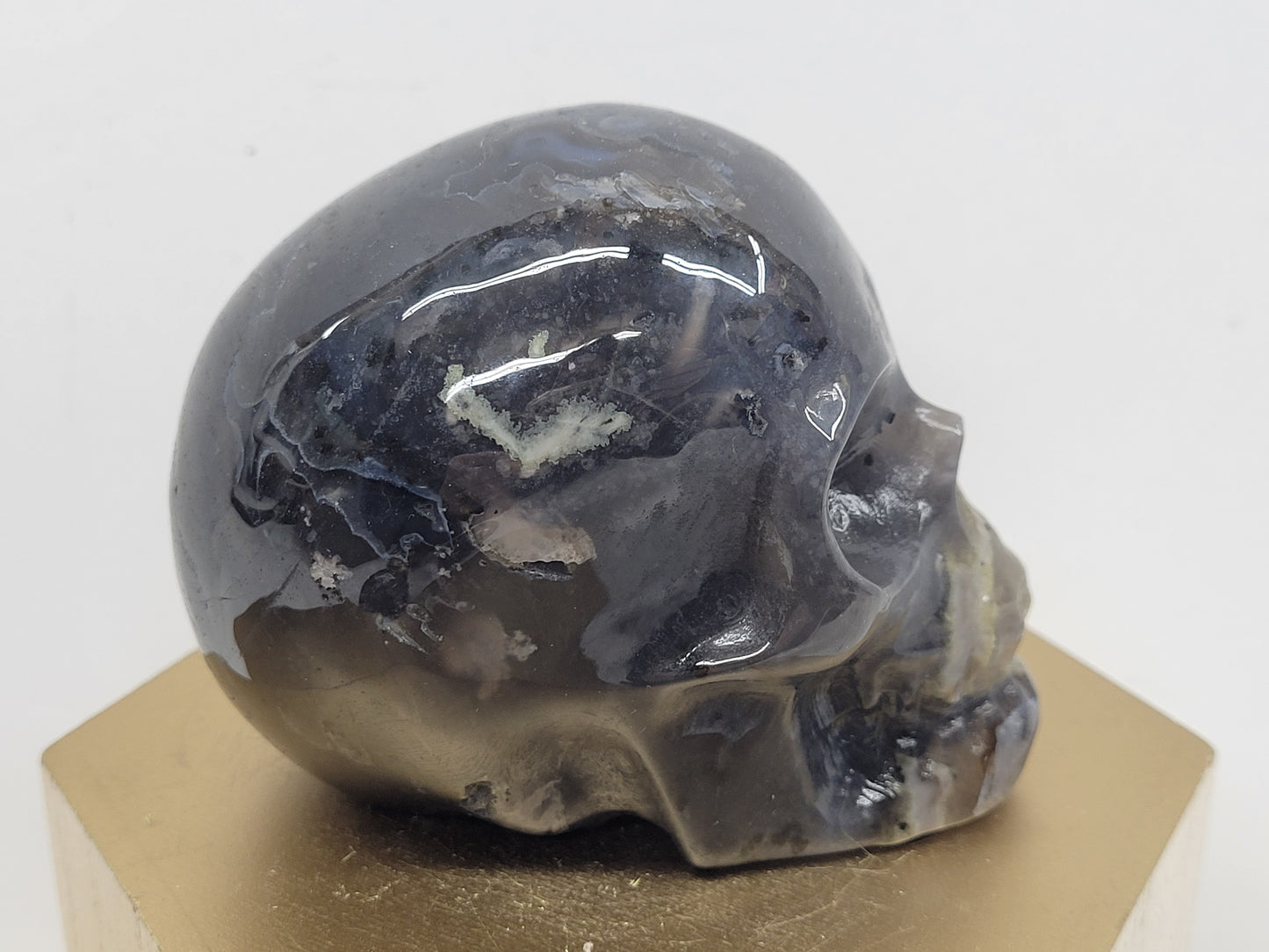 Skull large - Volcano Agate
