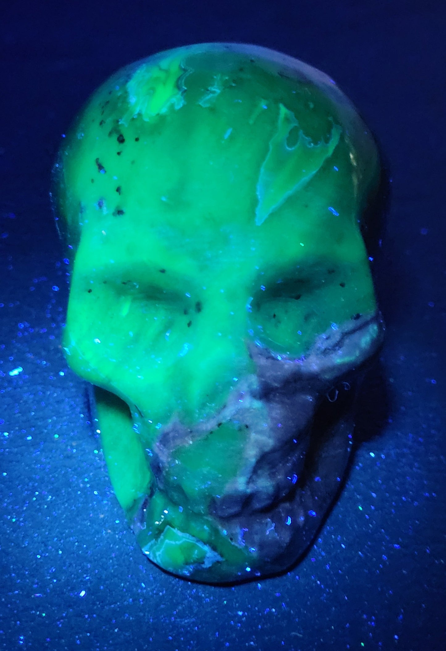 Skull large - Volcano Agate