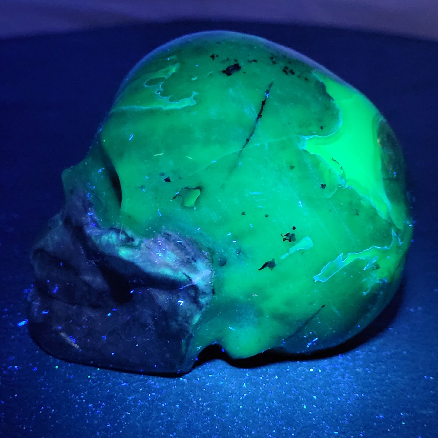 Skull large - Volcano Agate