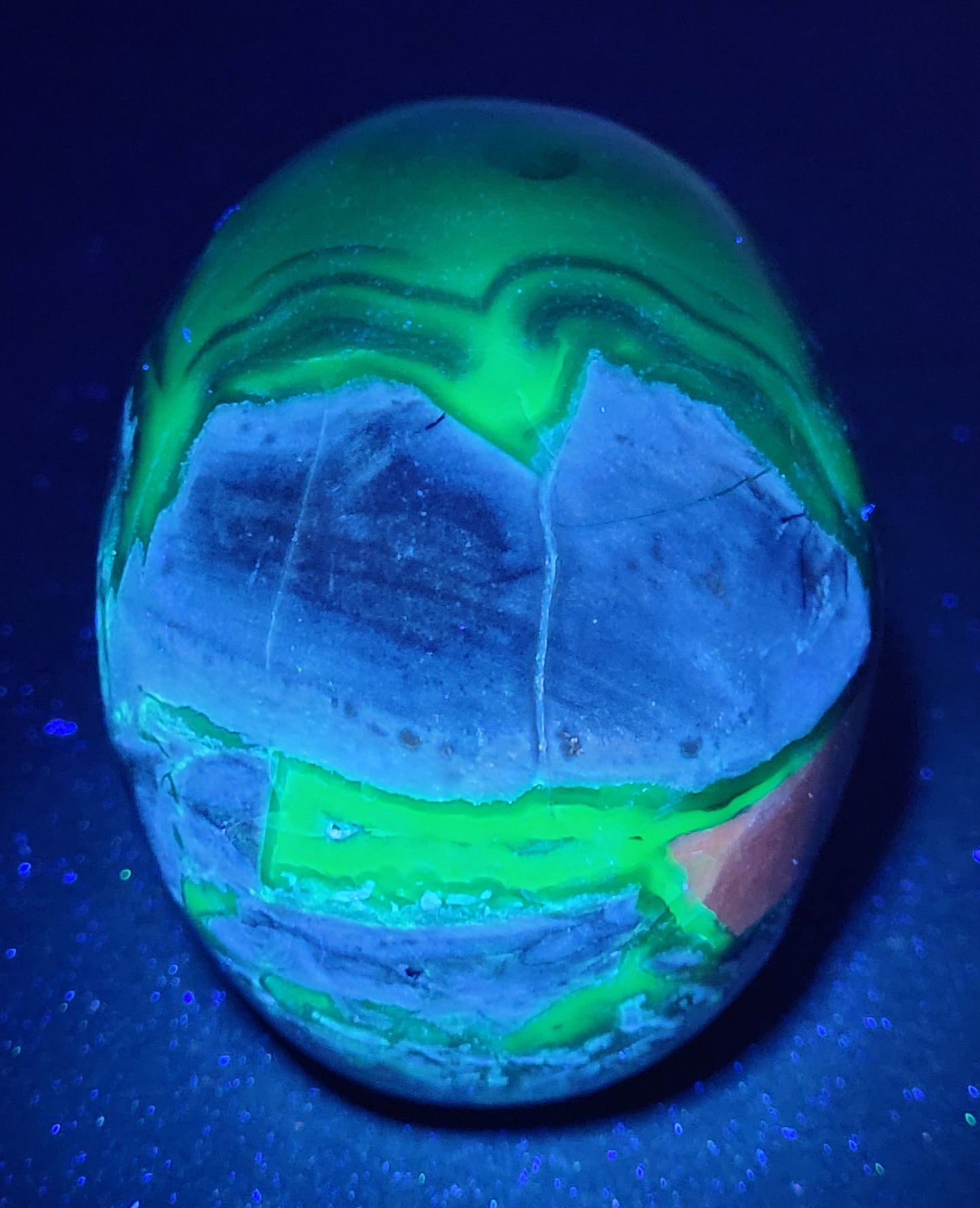 Skull large - Volcano Agate