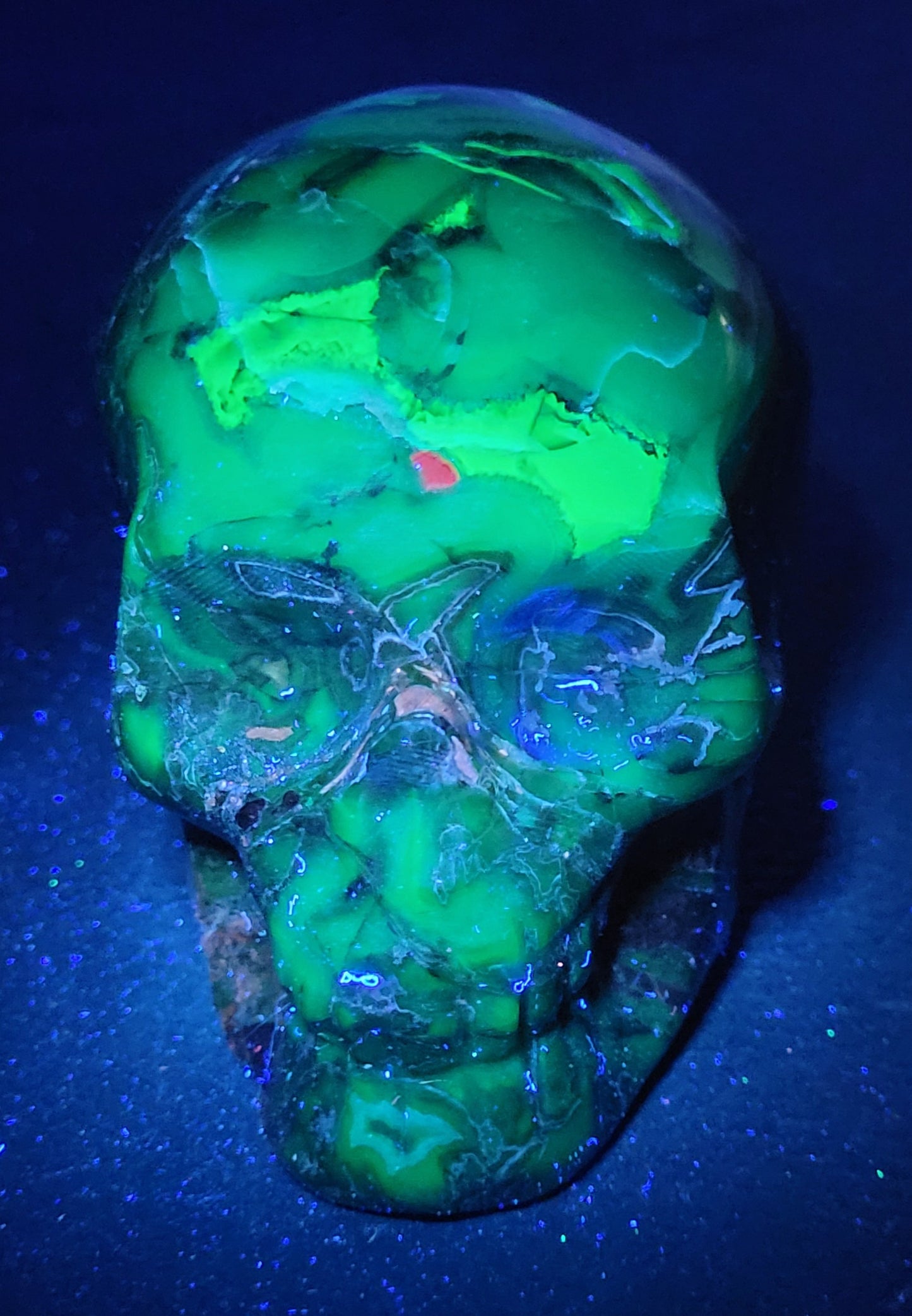 Skull large - Volcano Agate