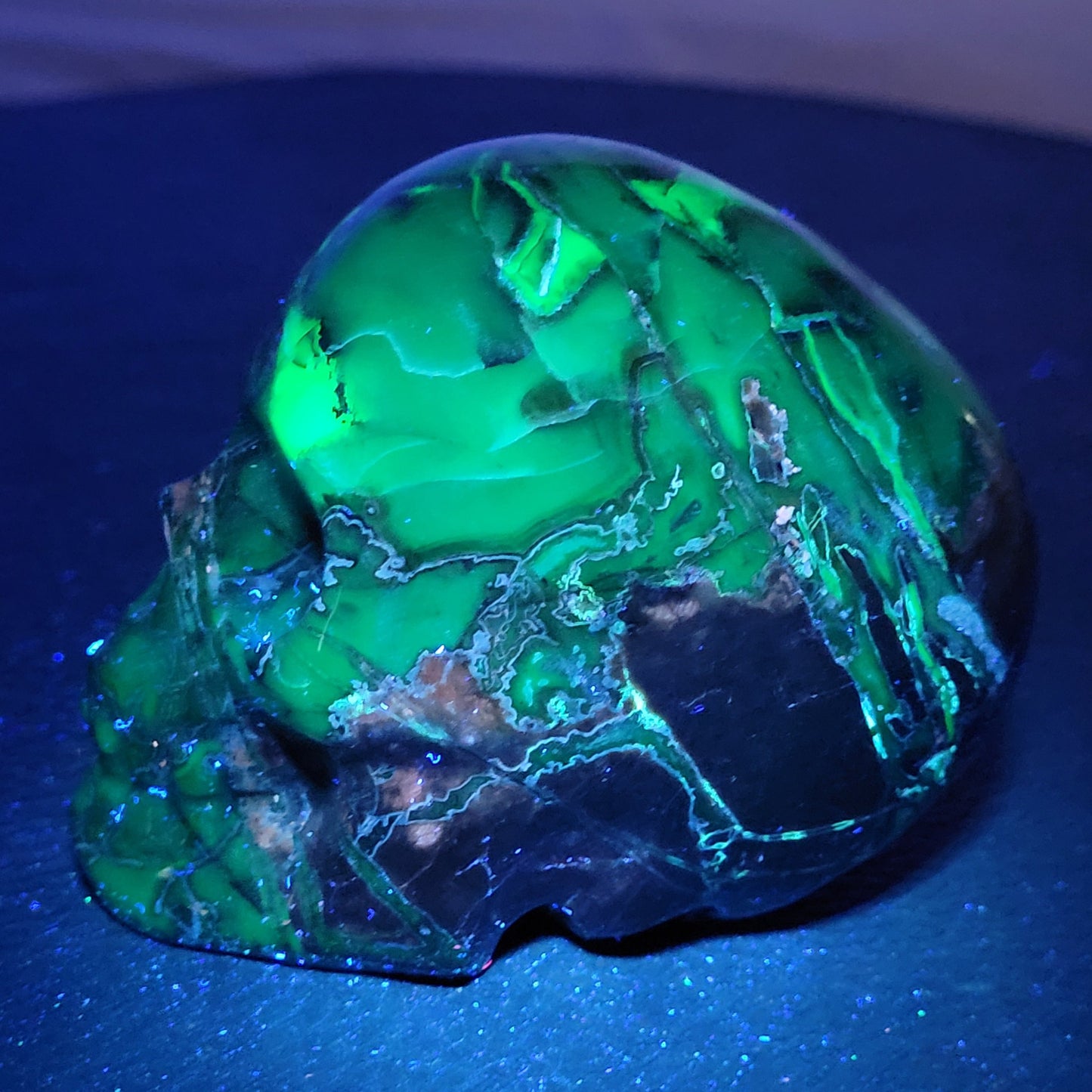 Skull large - Volcano Agate