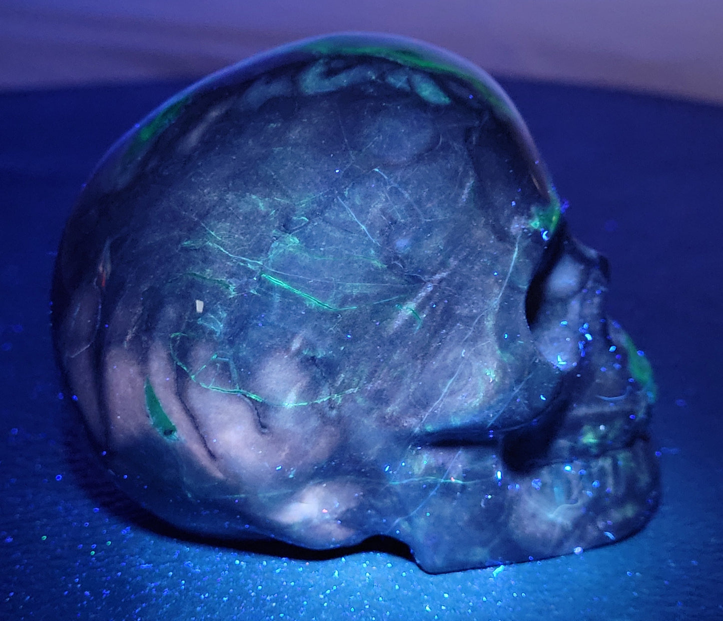 Skull large - Volcano Agate