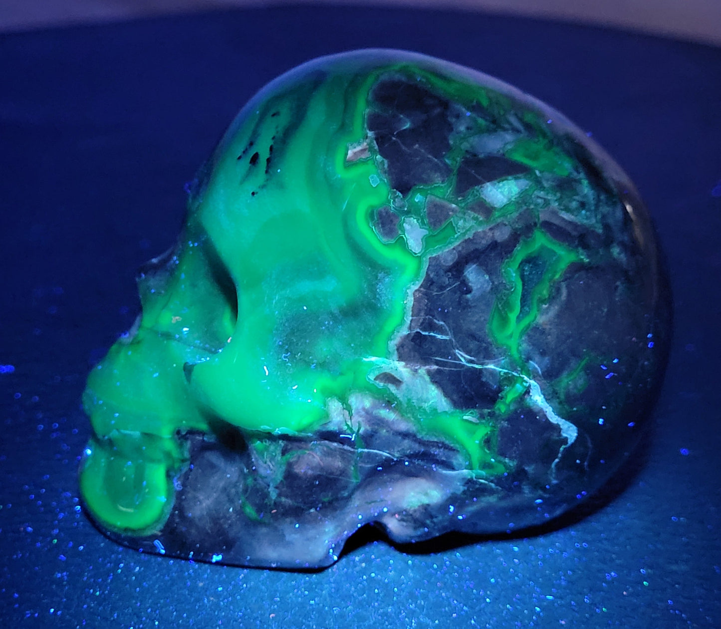 Skull large - Volcano Agate