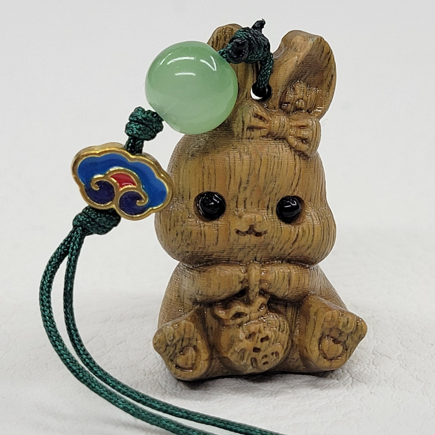Lucky wood charms