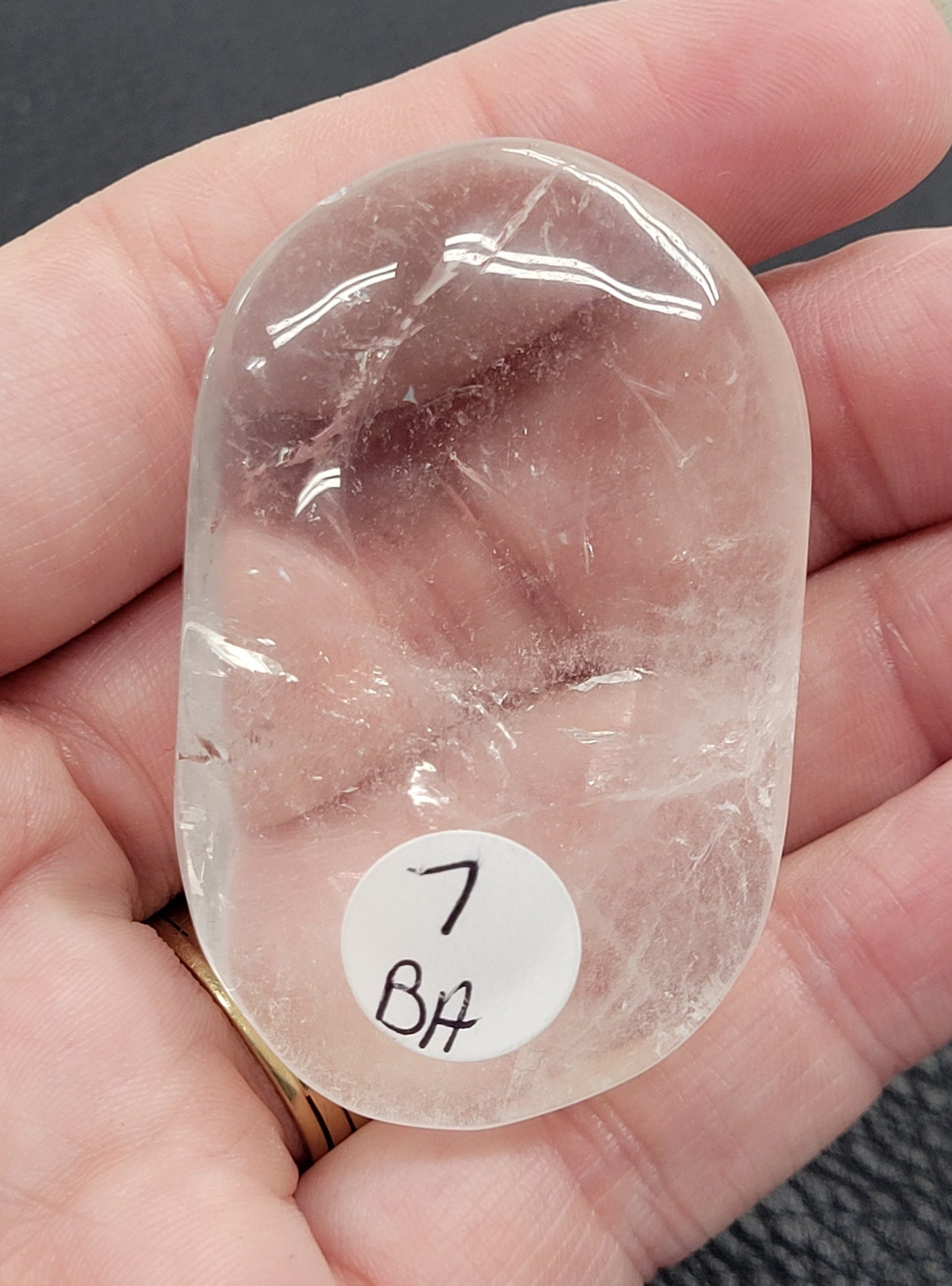 Palm - Clear Quartz