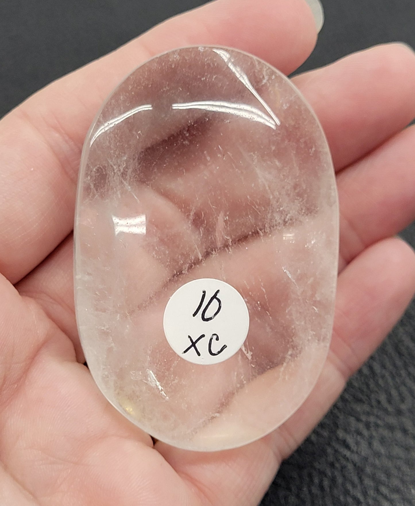 Palm - Clear Quartz