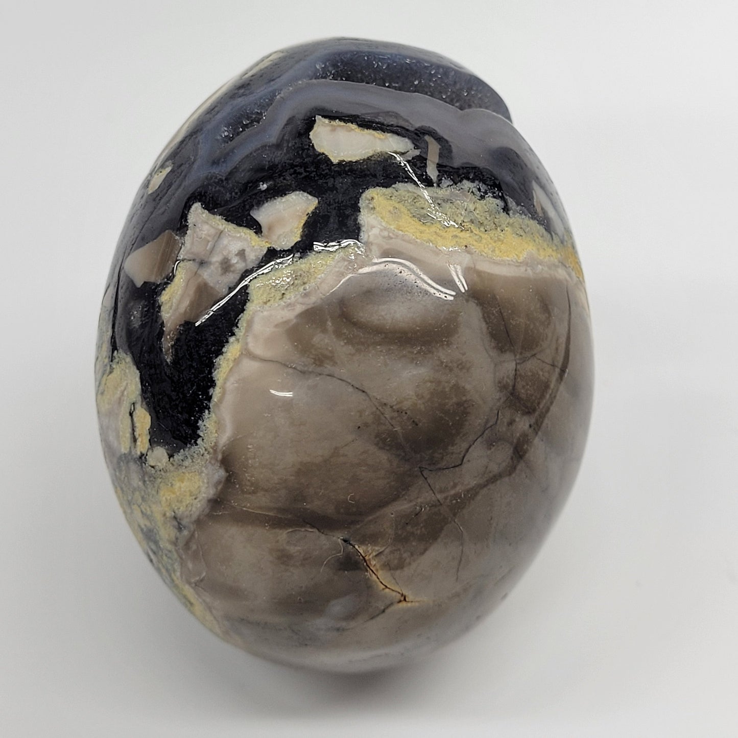 Skull large - Volcano Agate