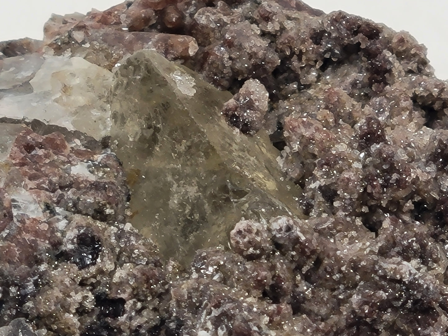 Dogtooth Calcite w/ Fluorite