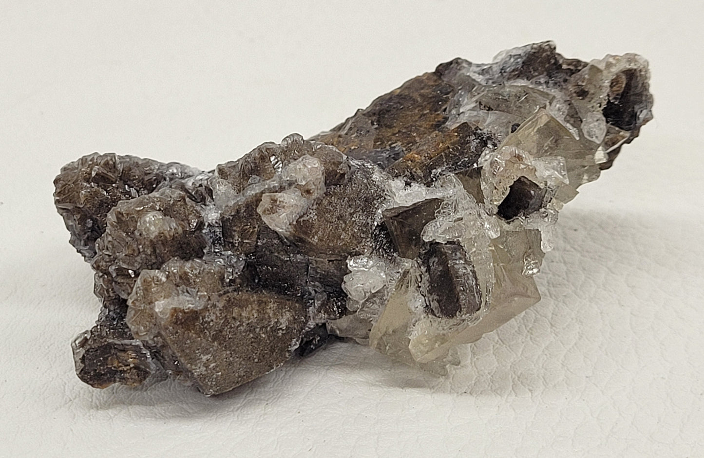 Dogtooth Calcite w/ Fluorite