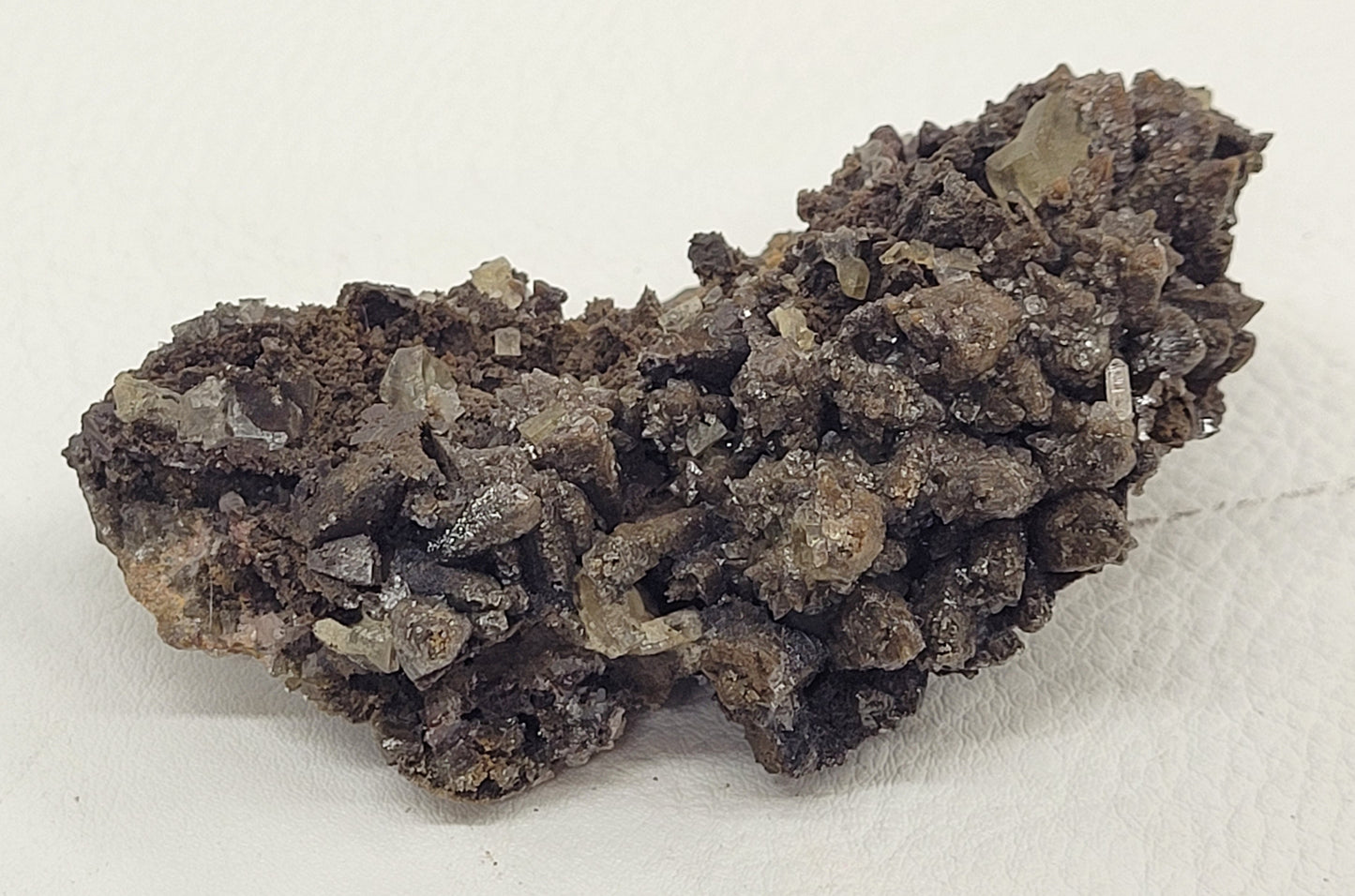 Dogtooth Calcite w/ Fluorite