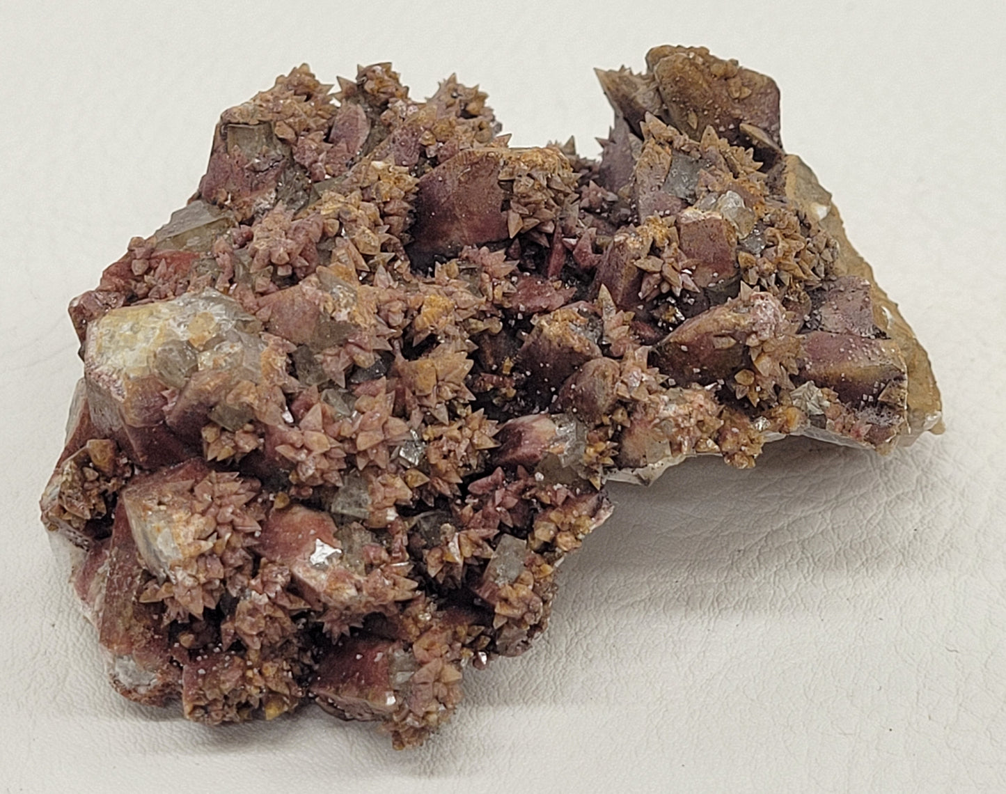 Dogtooth Calcite w/ Fluorite