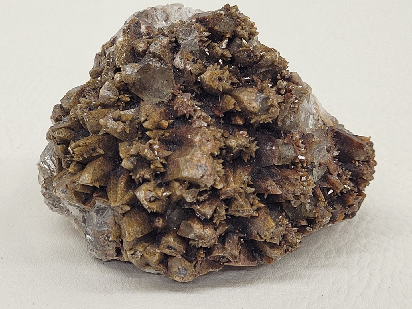 Dogtooth Calcite w/ Fluorite