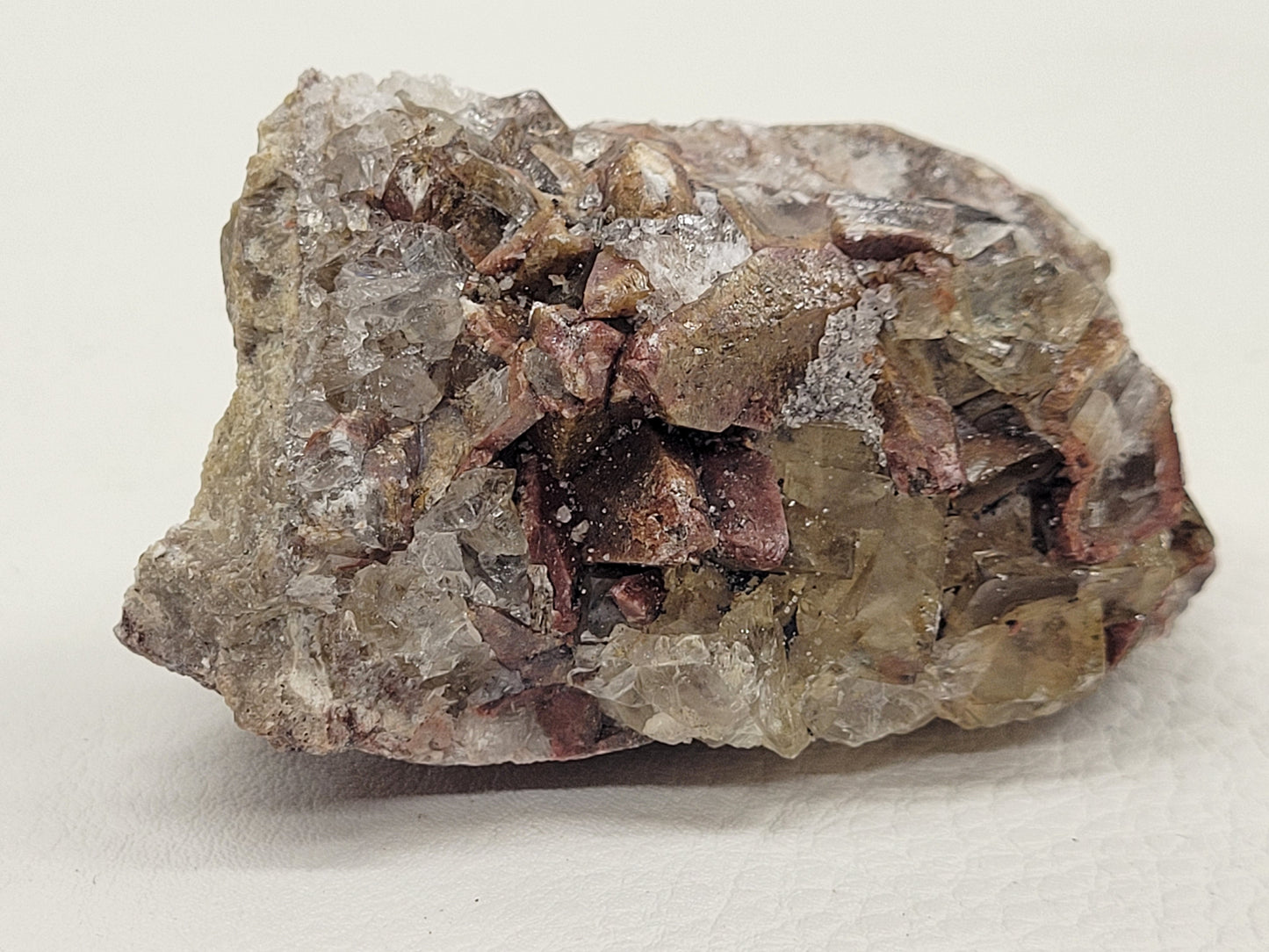 Dogtooth Calcite w/ Fluorite