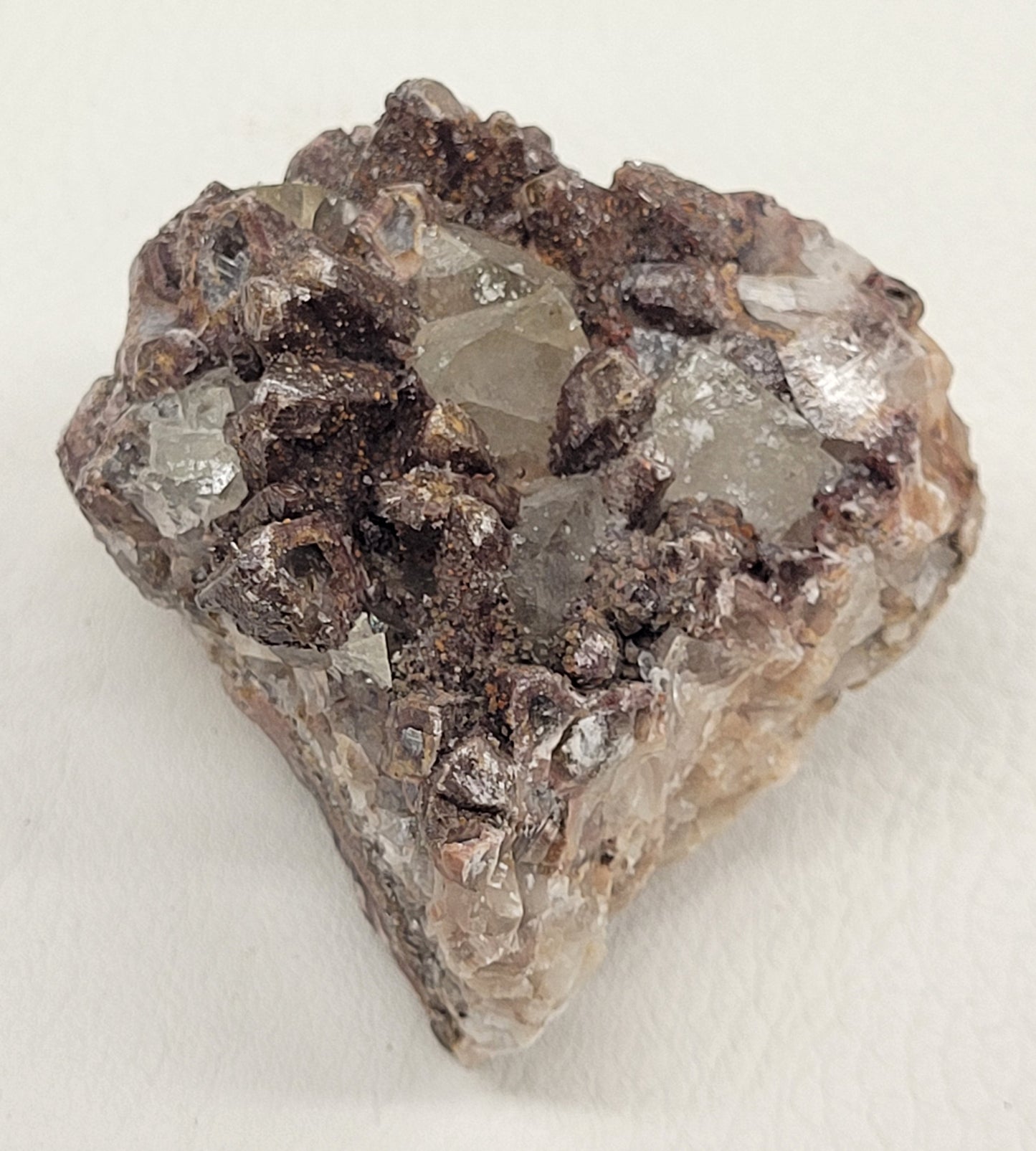 Dogtooth Calcite w/ Fluorite