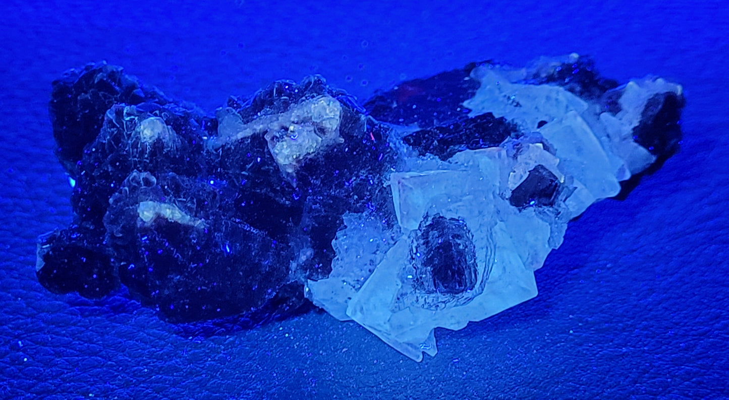 Dogtooth Calcite w/ Fluorite