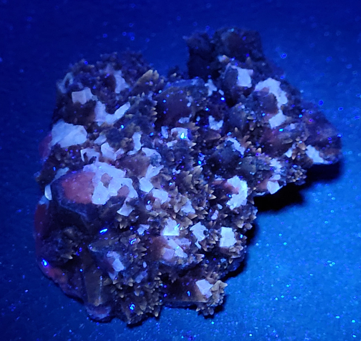 Dogtooth Calcite w/ Fluorite