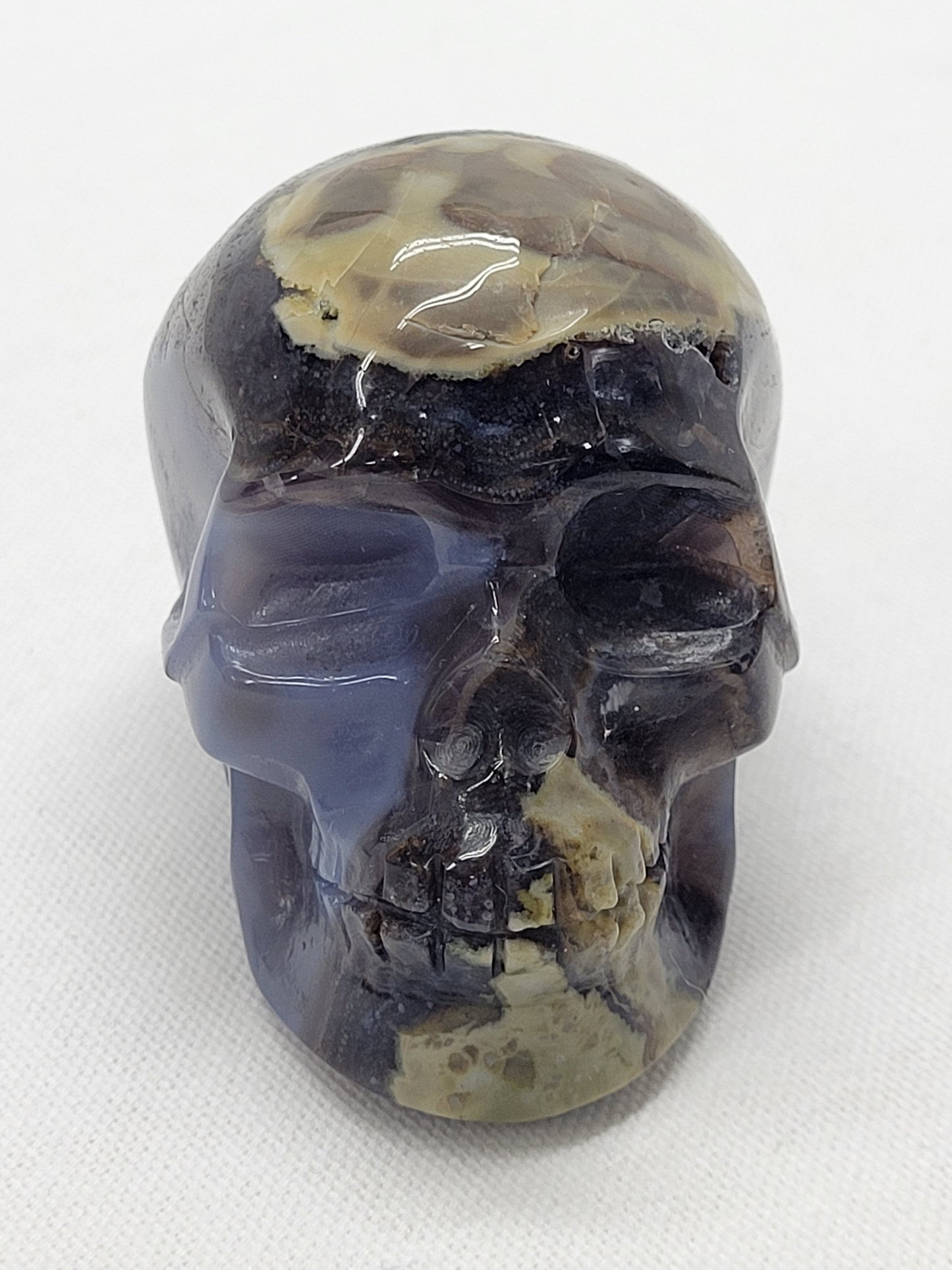 Skull large - Volcano Agate