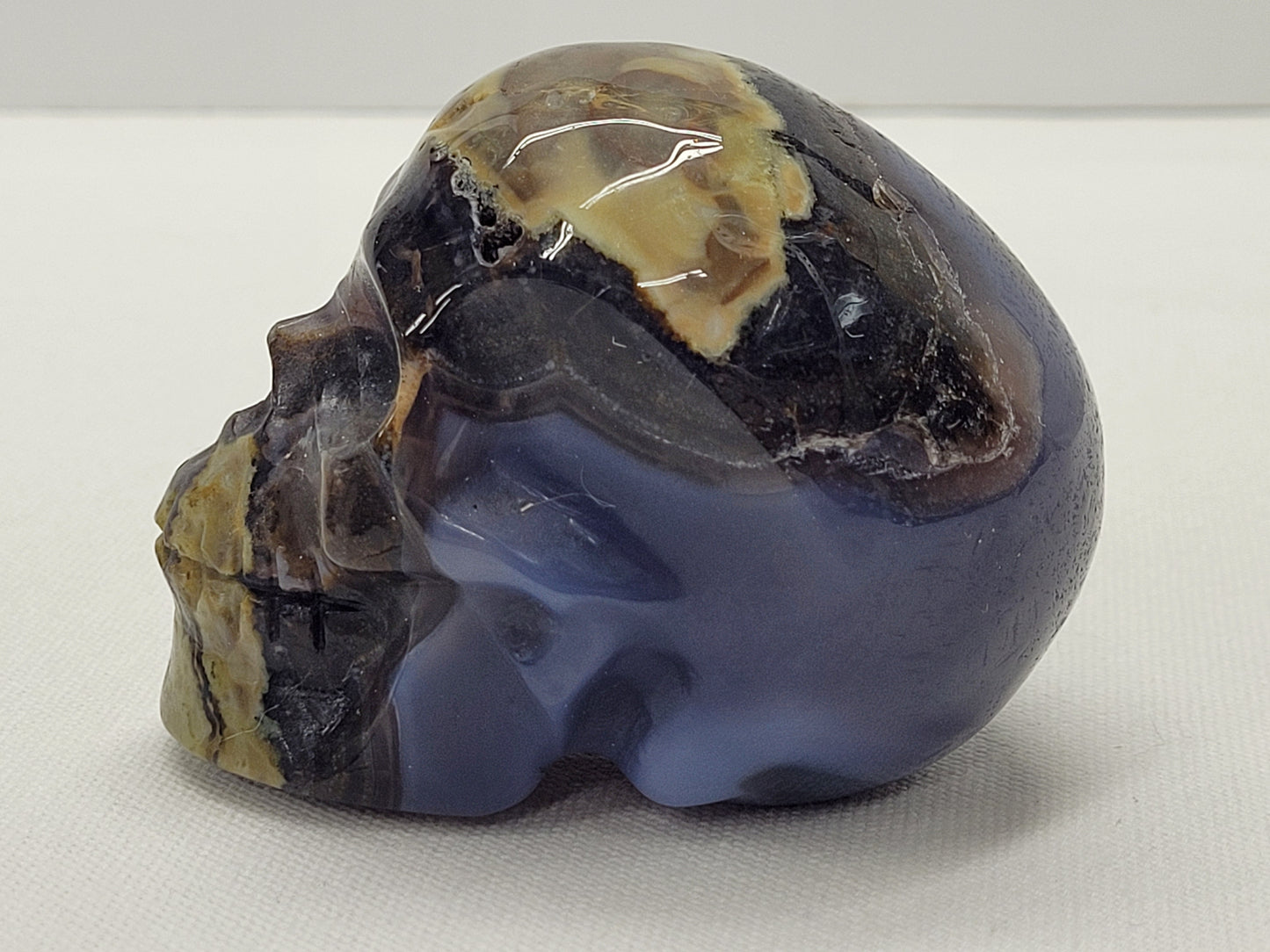 Skull large - Volcano Agate