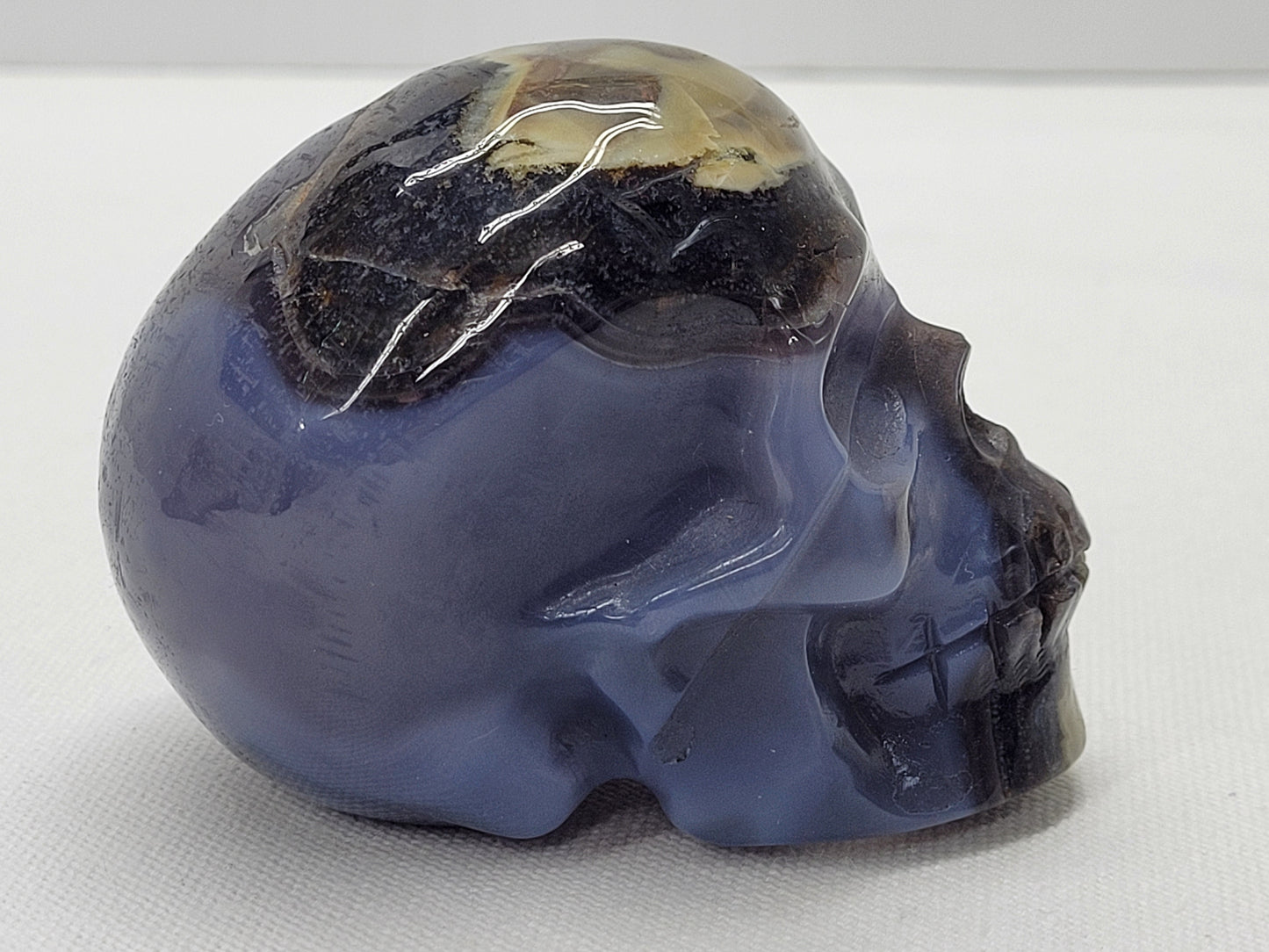 Skull large - Volcano Agate