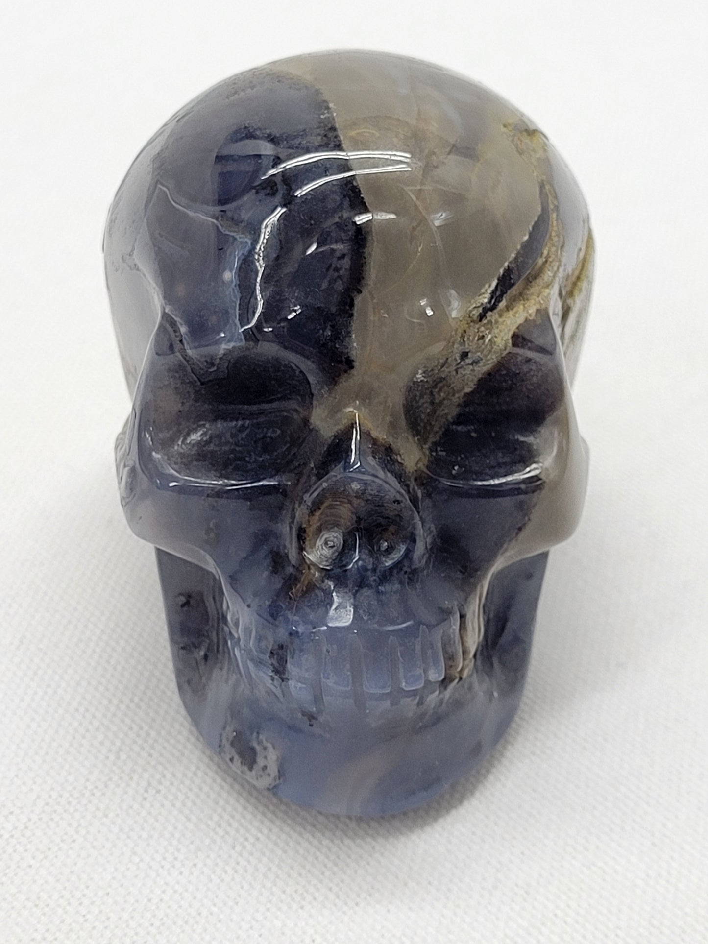 Skull large - Volcano Agate