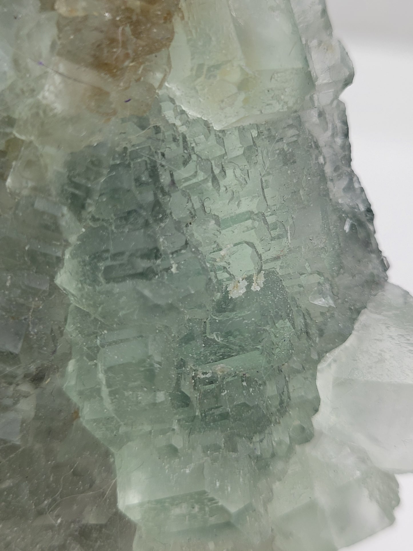 Green Stepped Fluorite - China