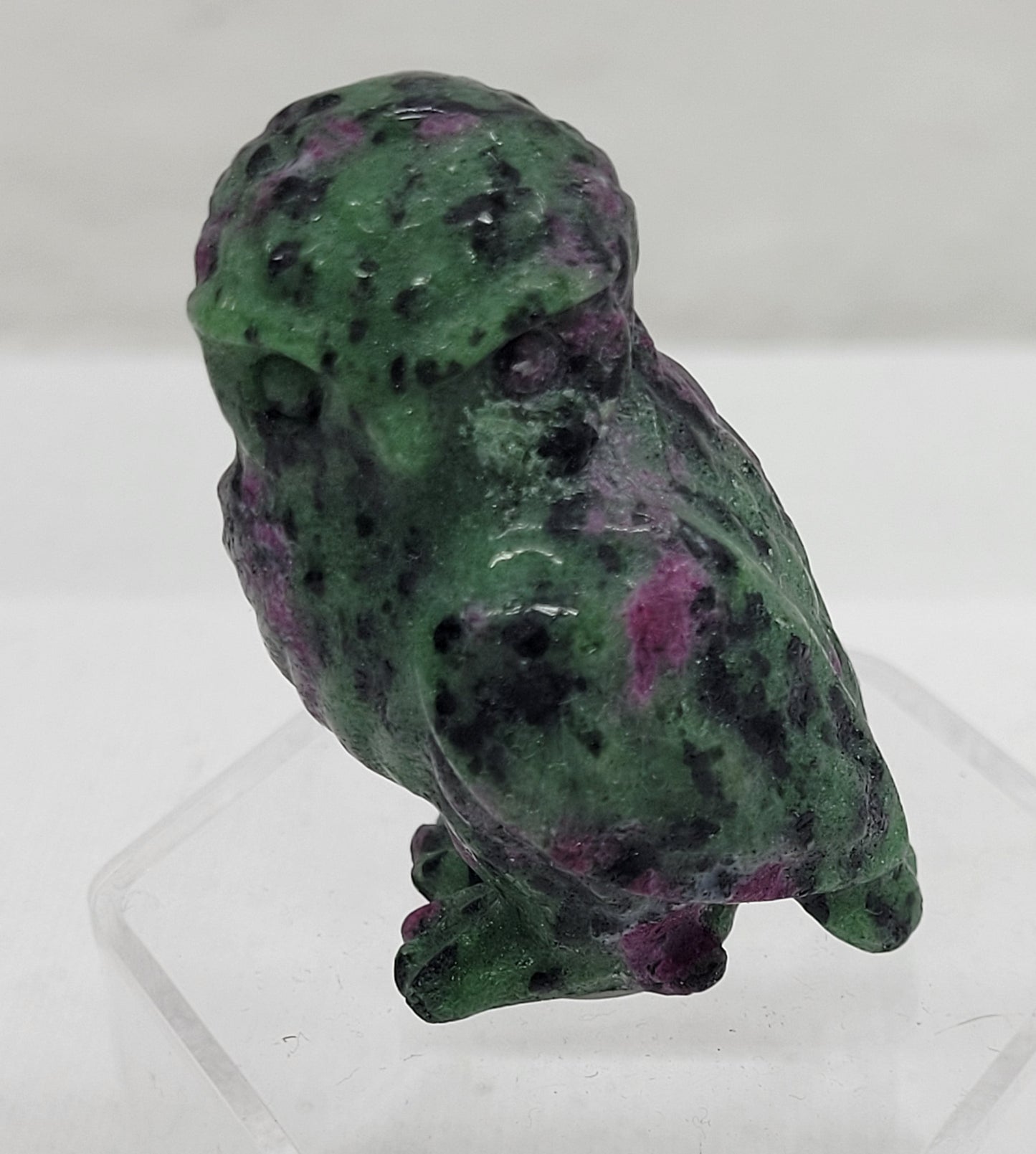 Owl (side sitting) carving