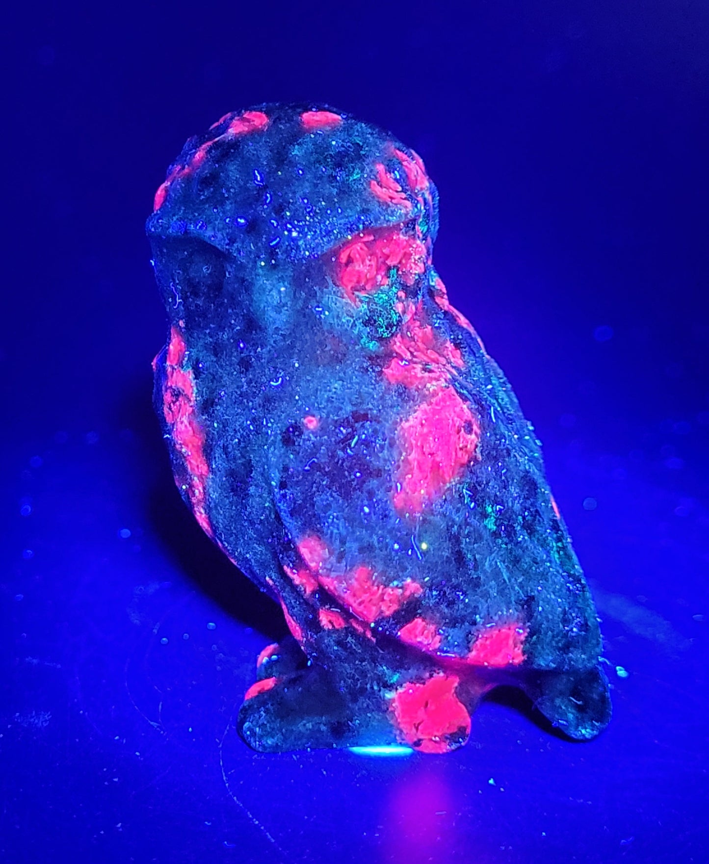 Owl (side sitting) carving