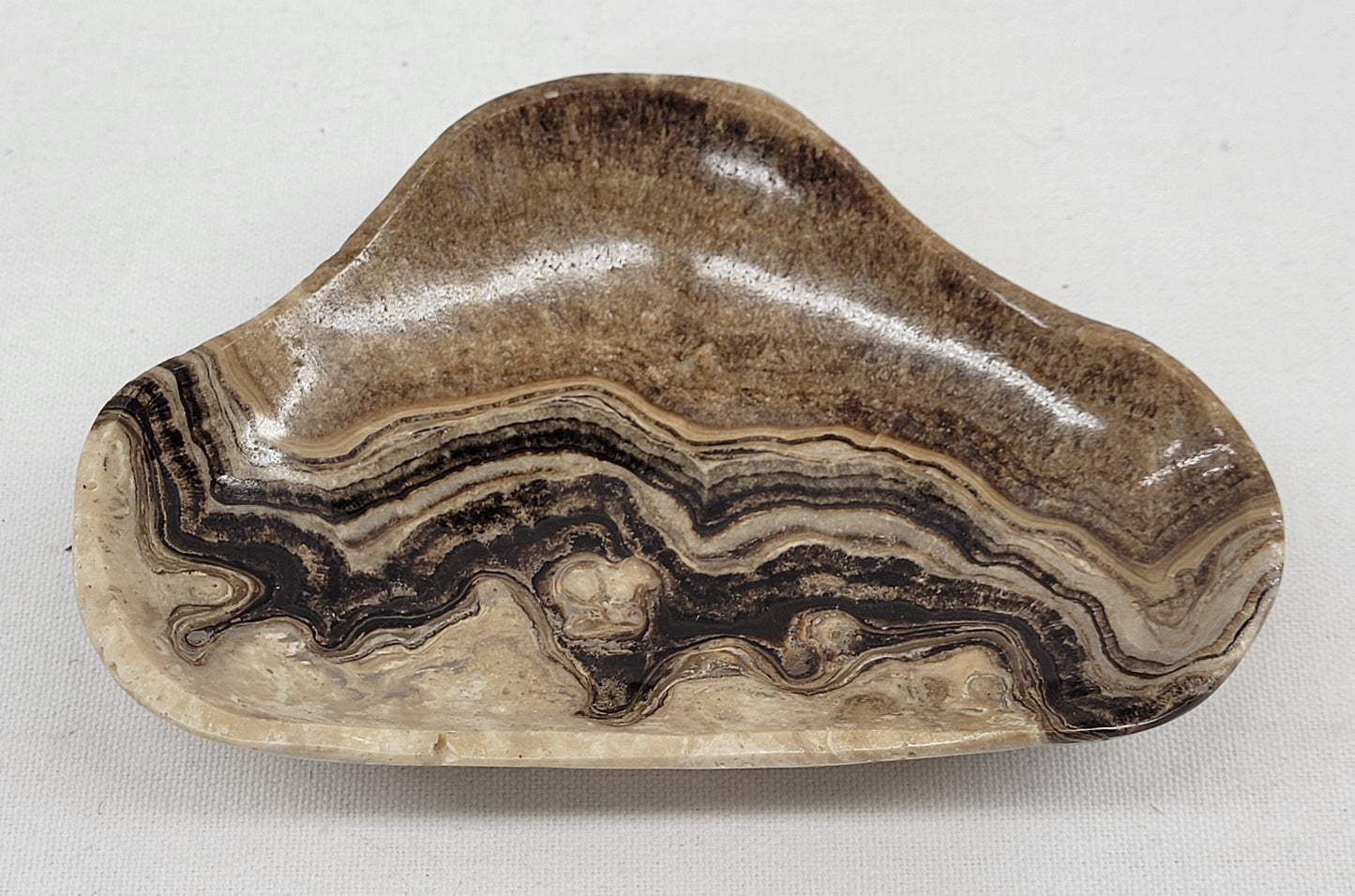 Chocolate Calcite bowl