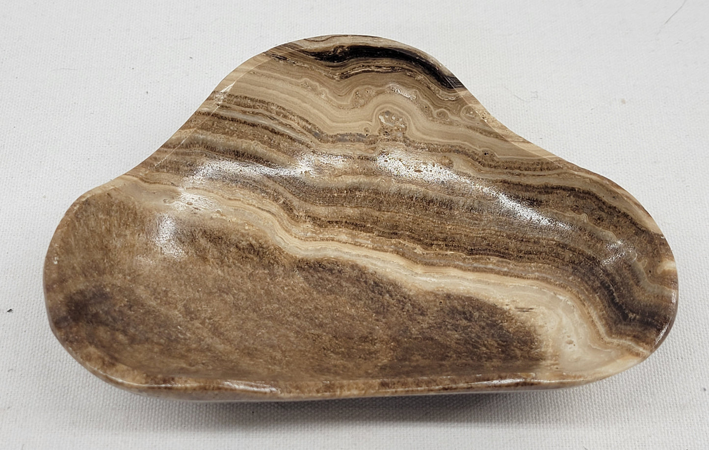 Chocolate Calcite bowl