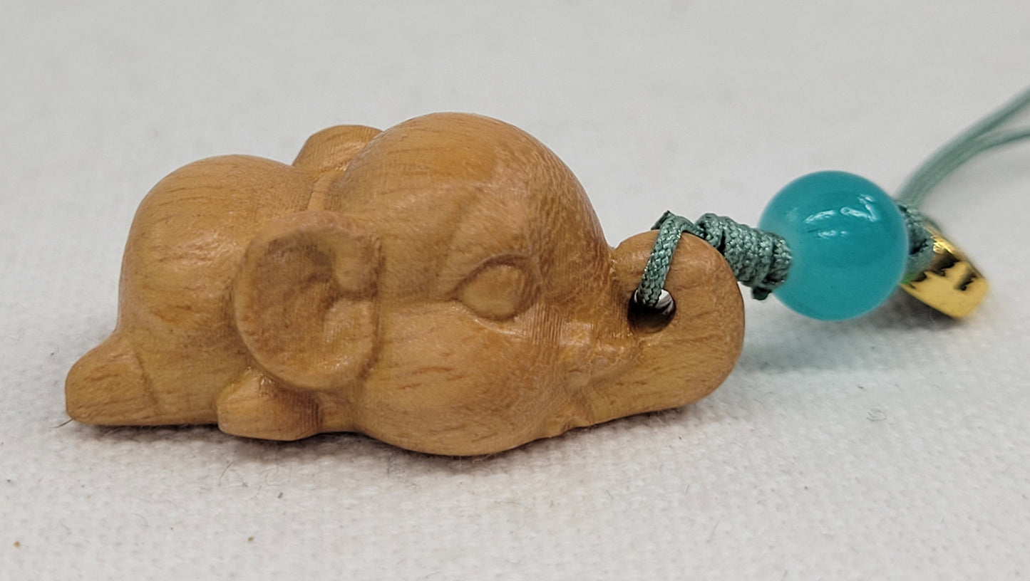 Lucky wood charms