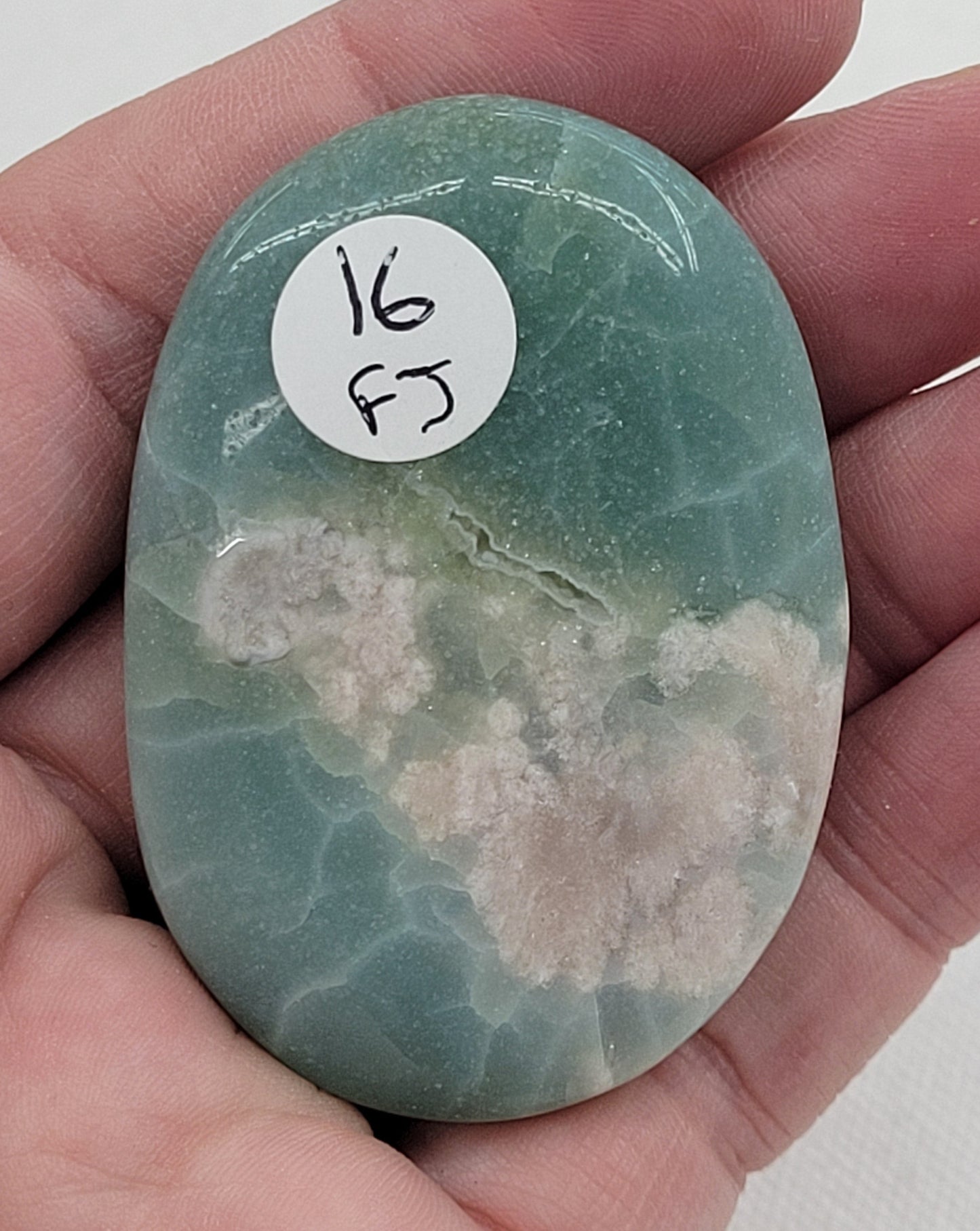 Palm - Green Flower Agate