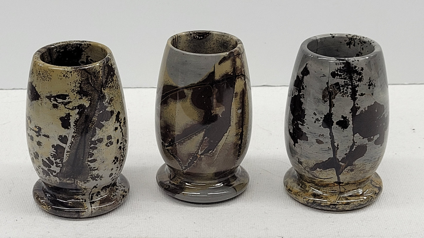 Picture Jasper bud vase/shot glass