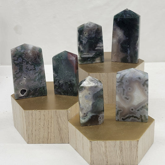 Moss Agate tower (4 sided)