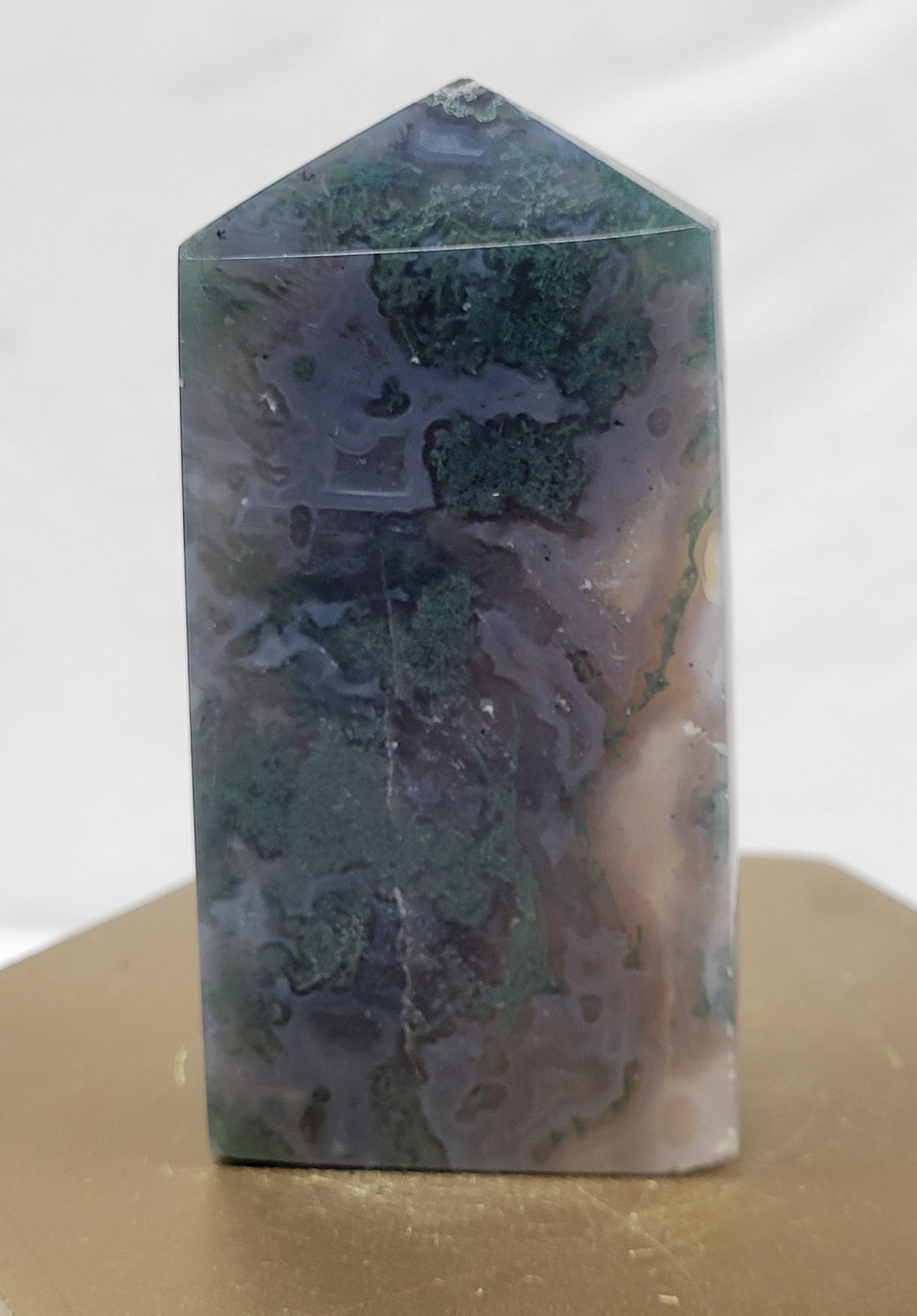 Moss Agate tower (4 sided)