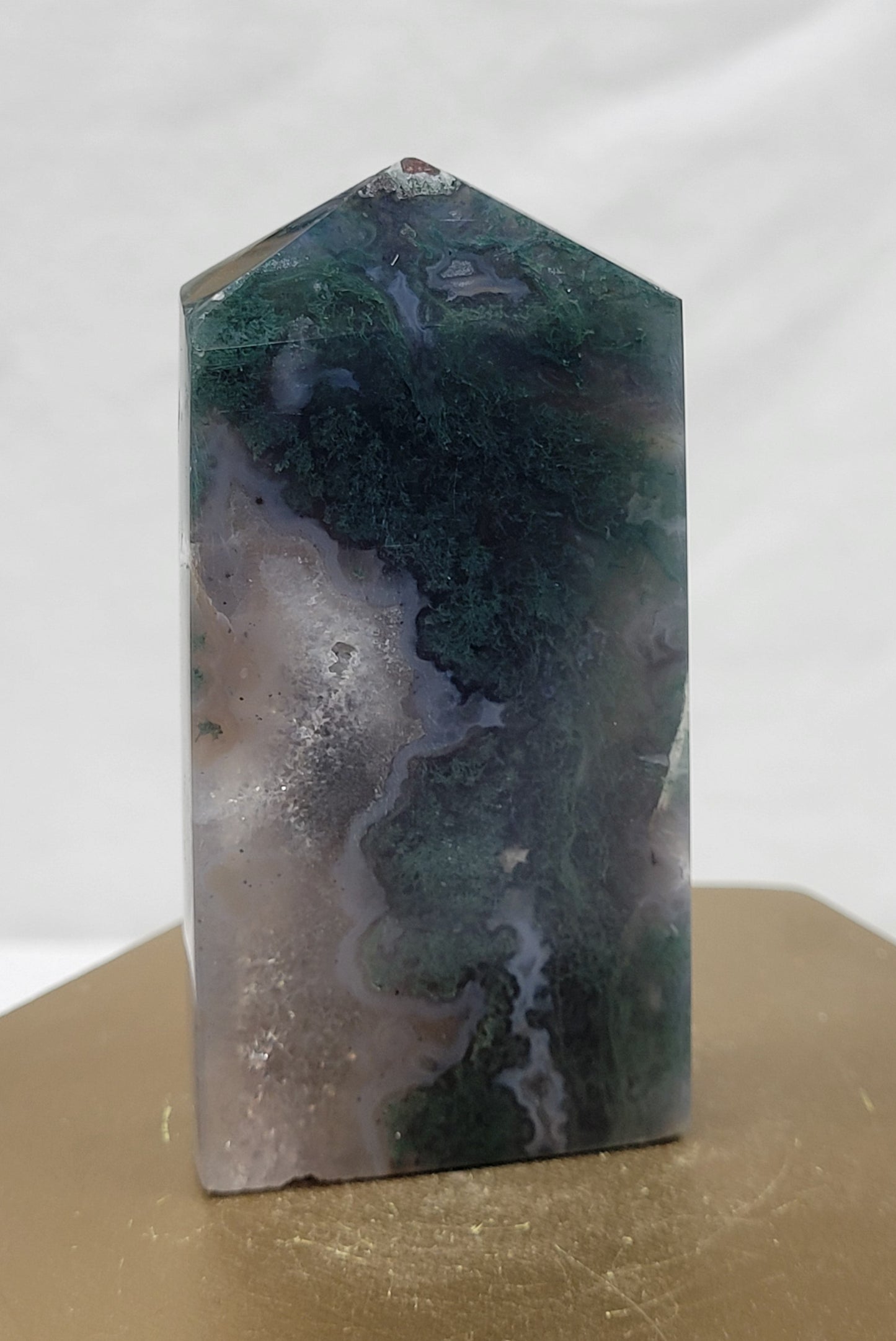 Moss Agate tower (4 sided)