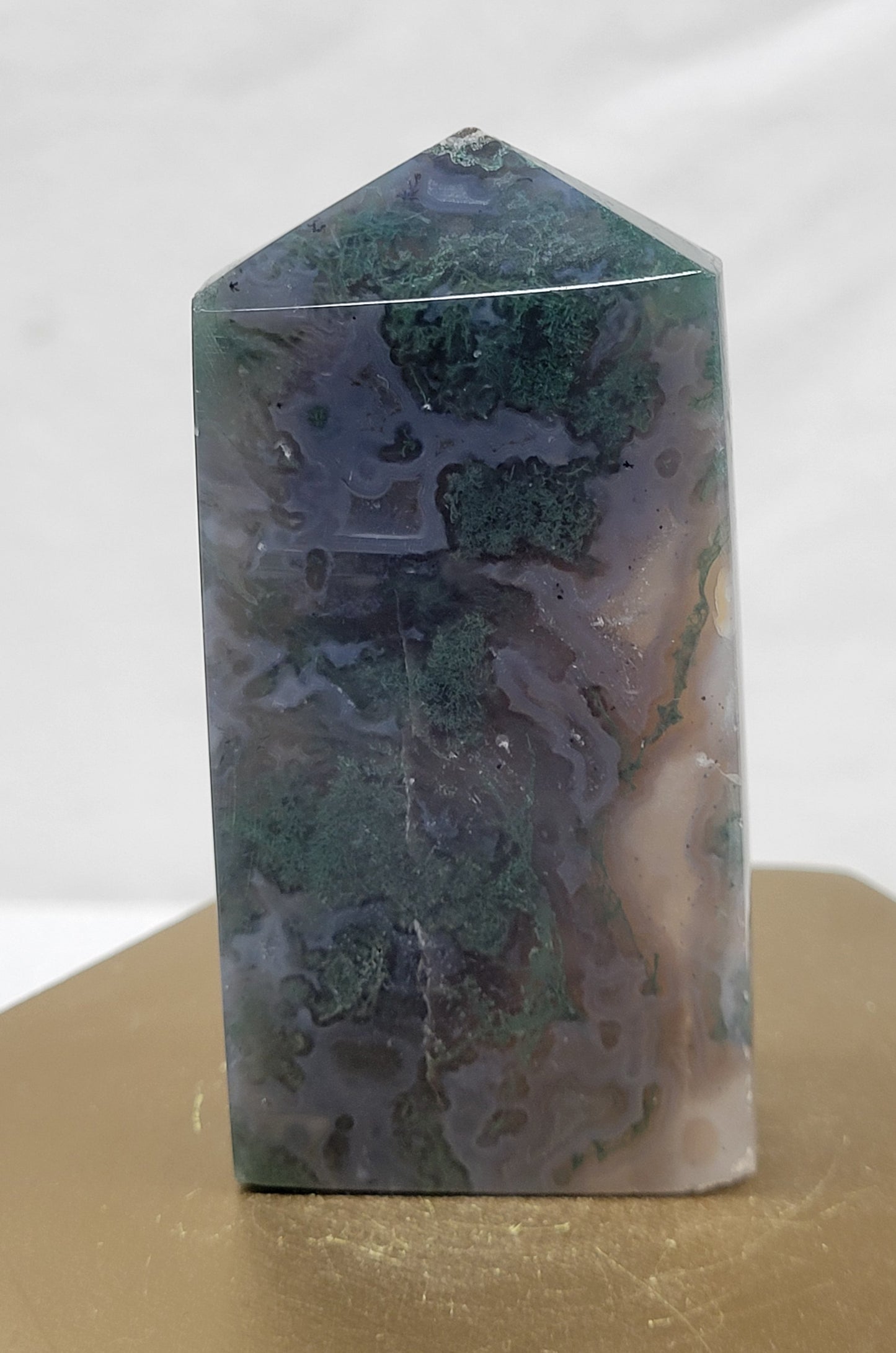 Moss Agate tower (4 sided)