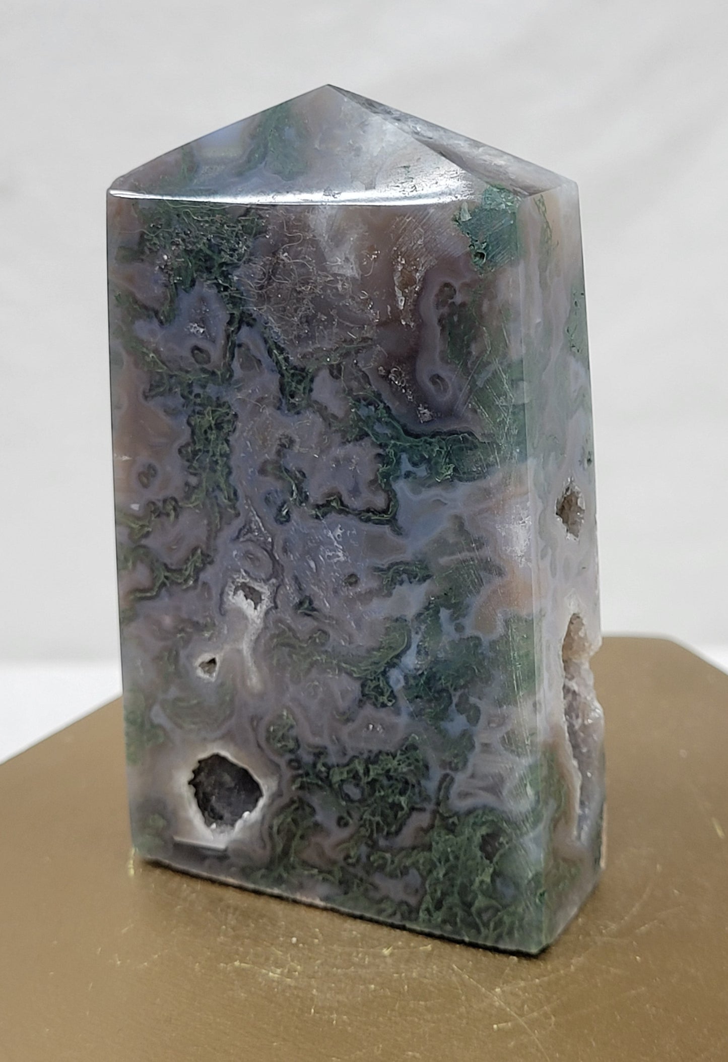 Moss Agate tower (4 sided)