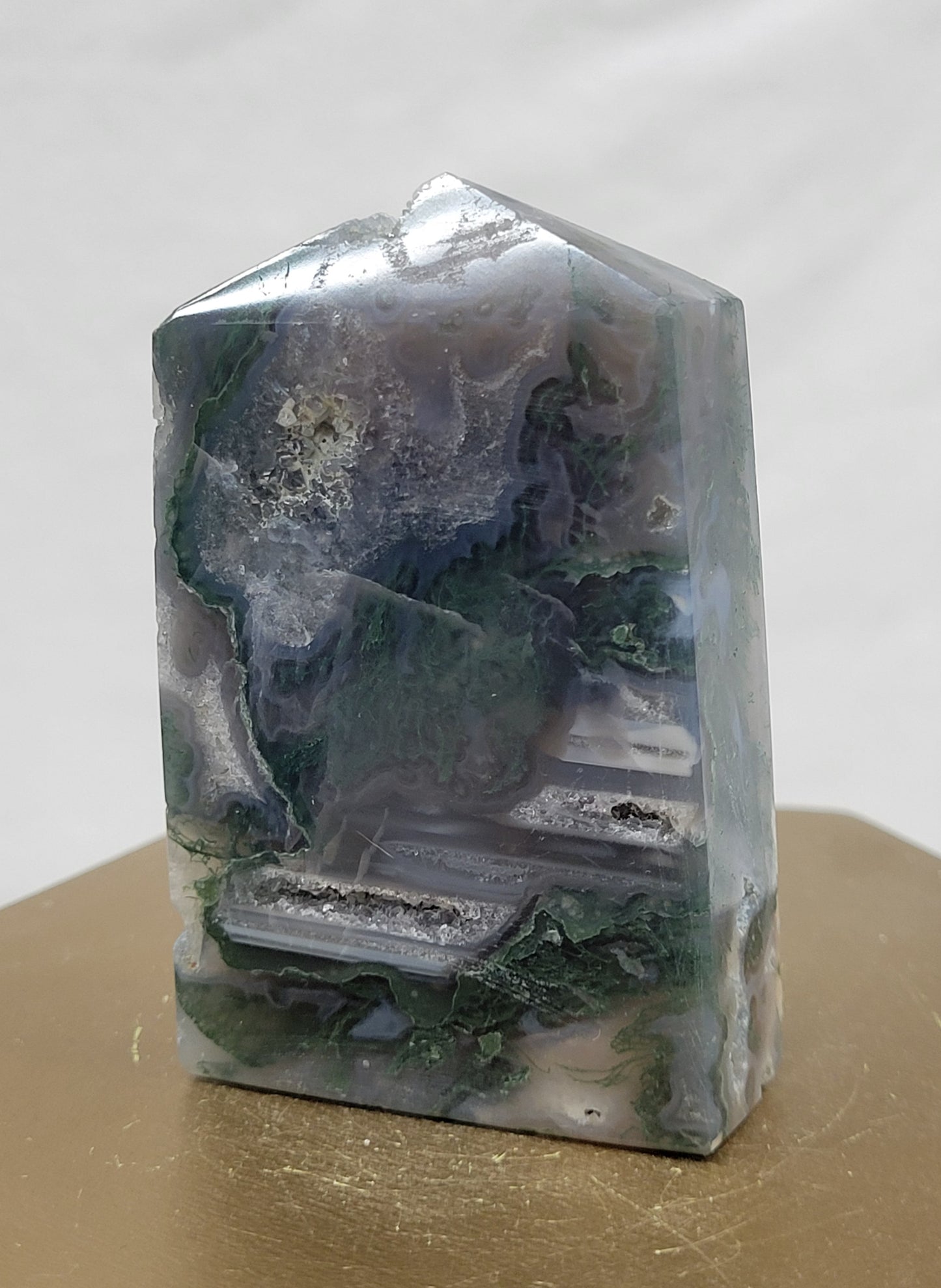 Moss Agate tower (4 sided)