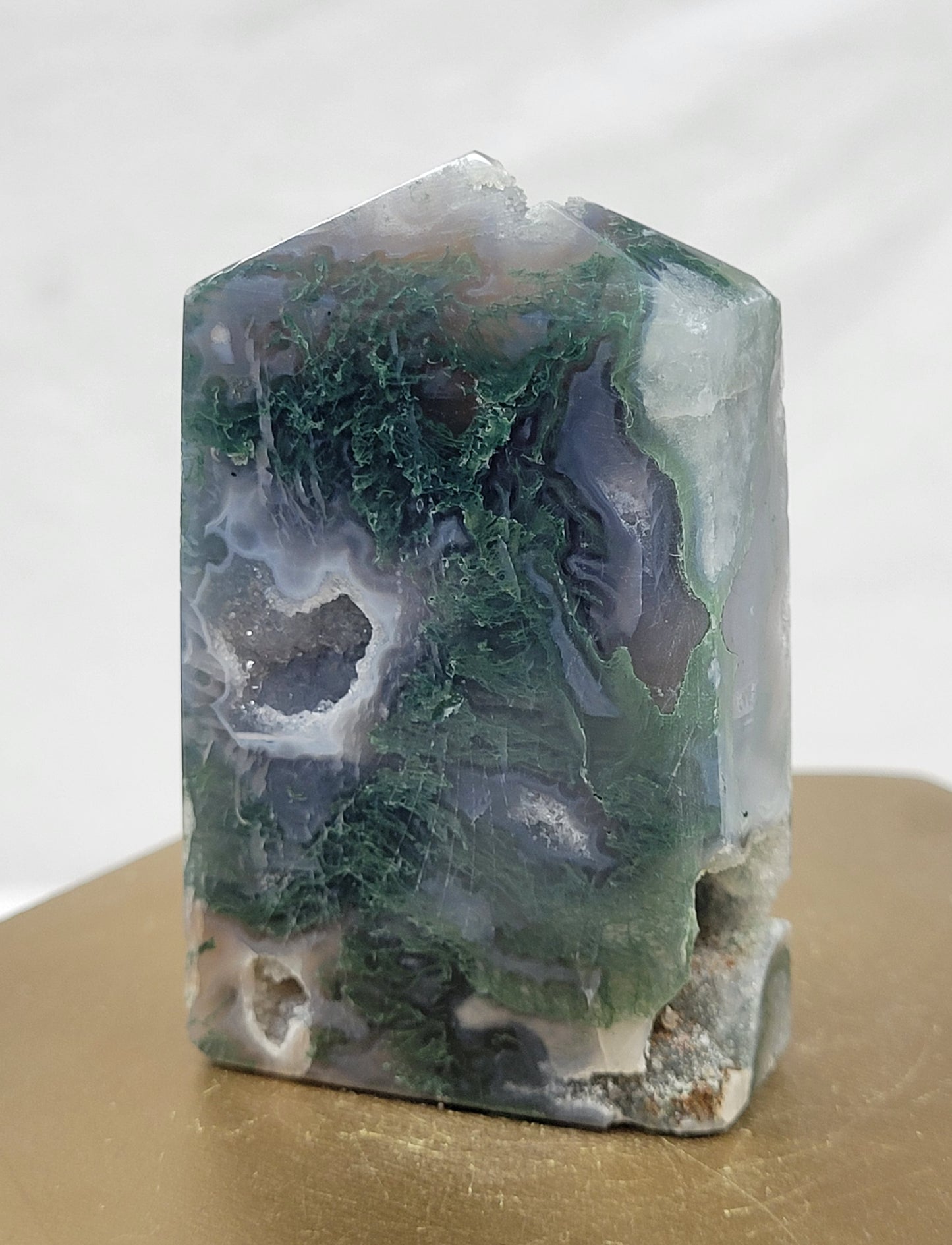 Moss Agate tower (4 sided)