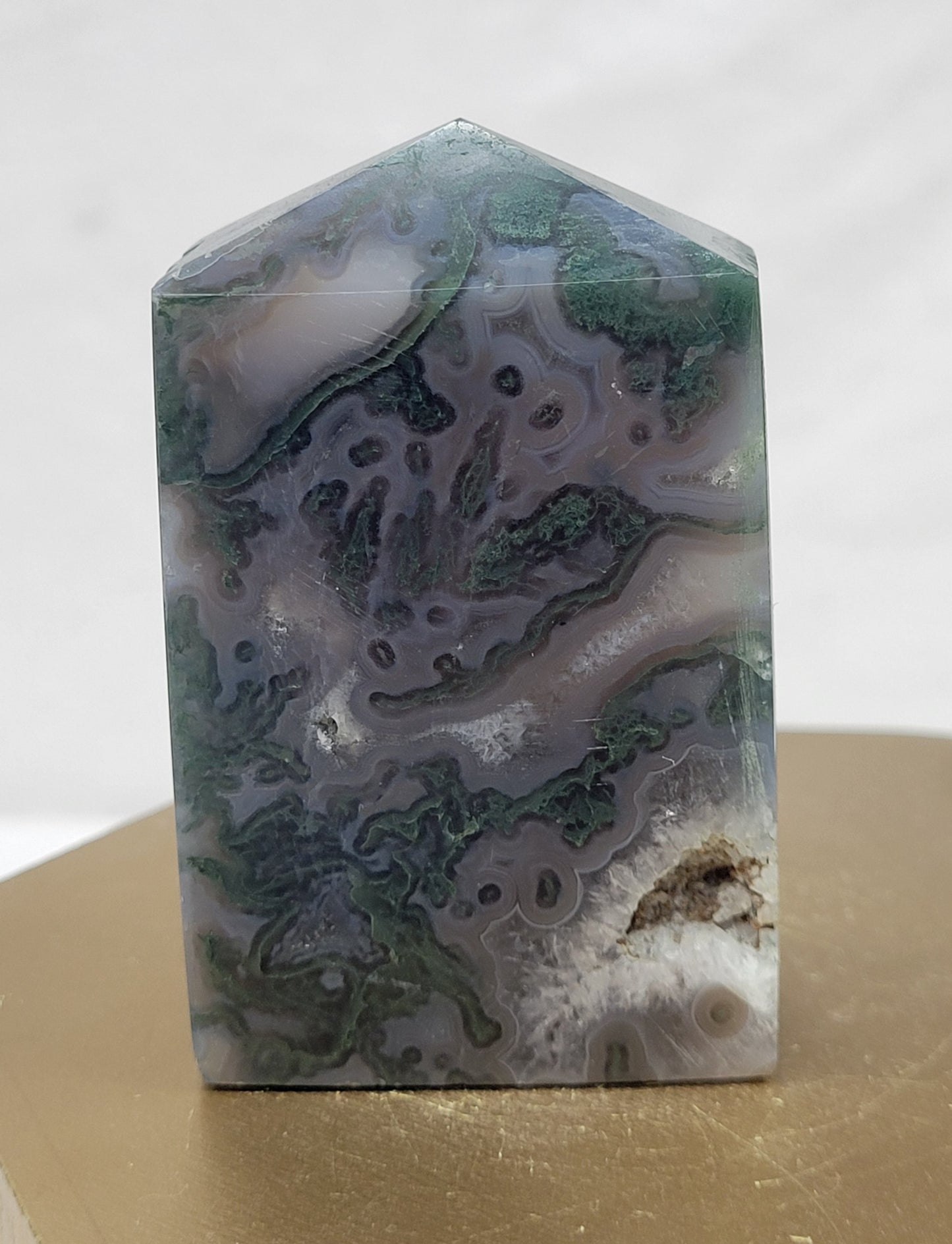 Moss Agate tower (4 sided)