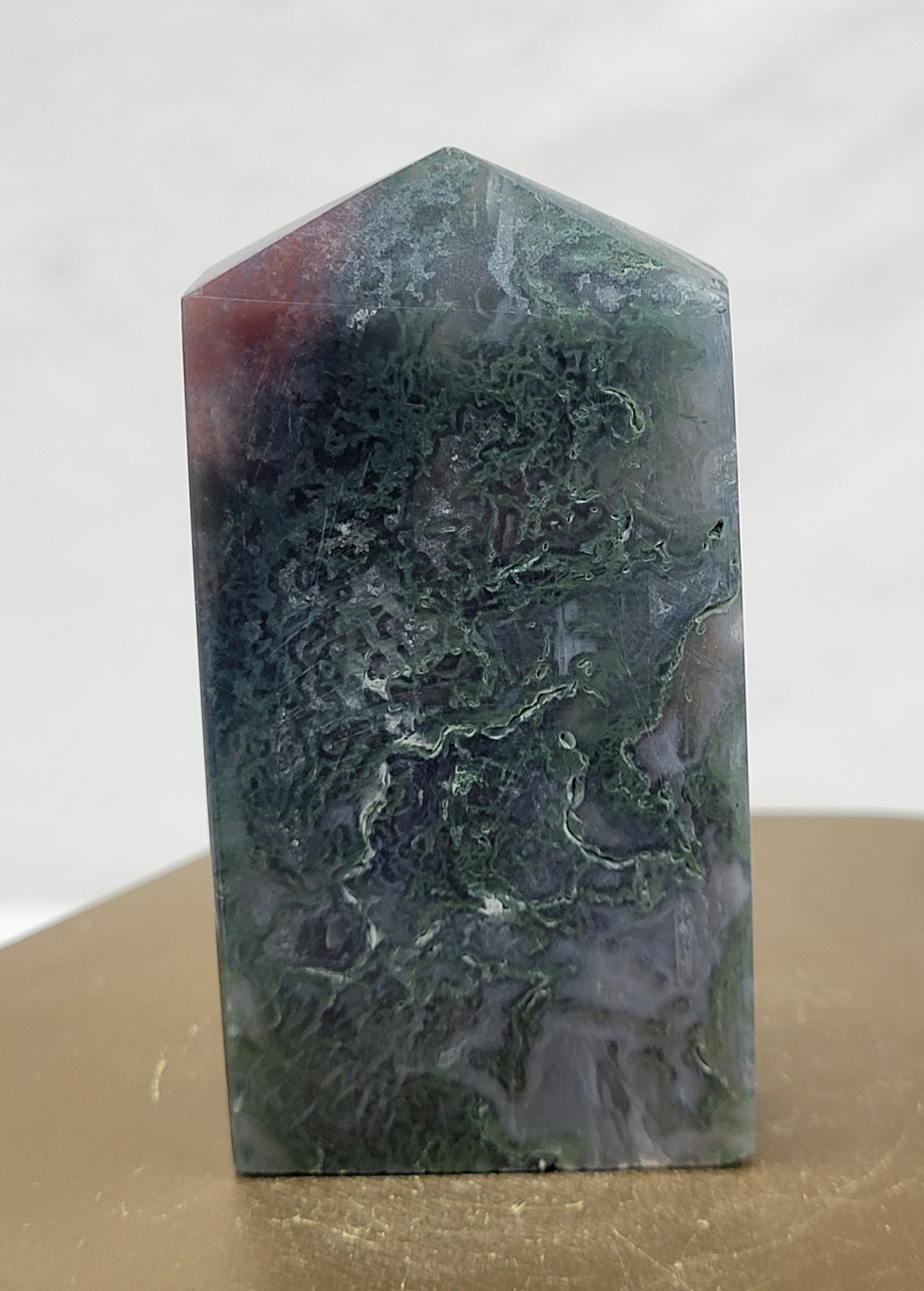 Moss Agate tower (4 sided)