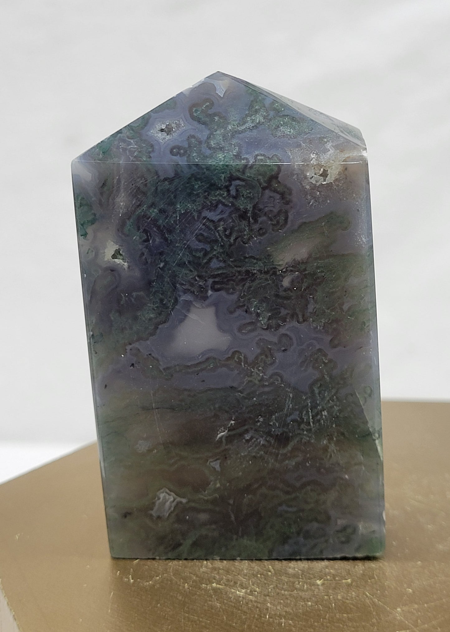 Moss Agate tower (4 sided)